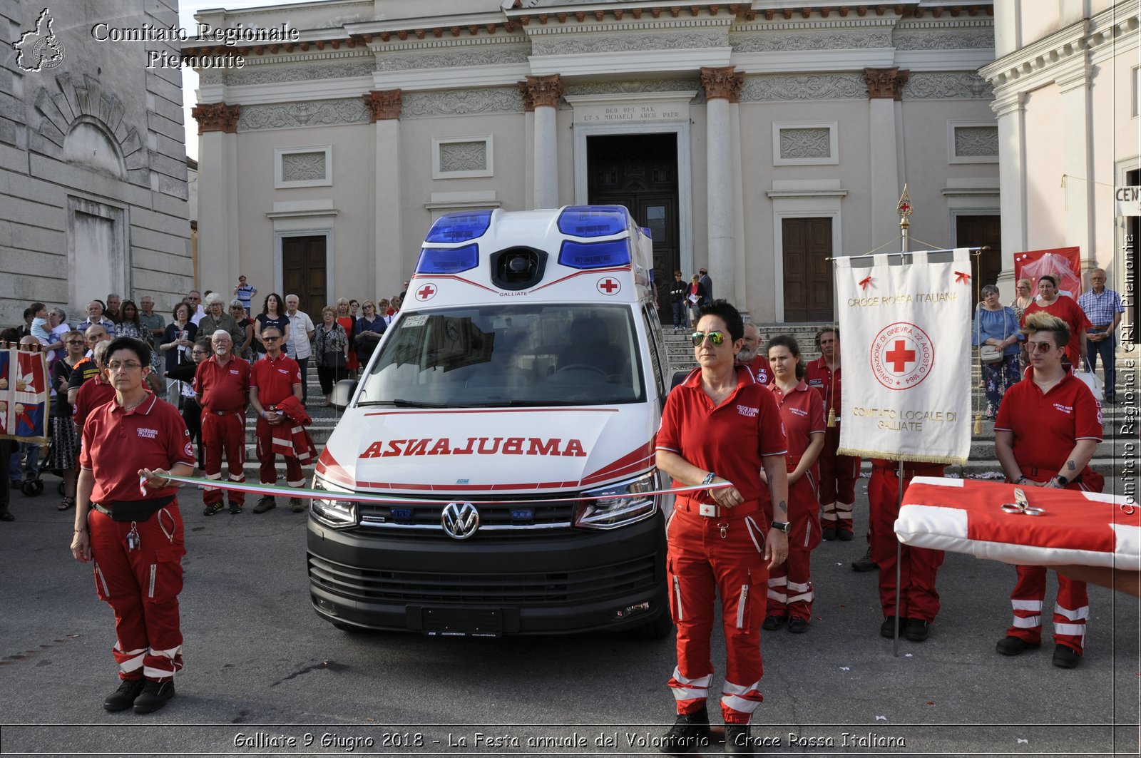 Galliate 9 Giugno 2018 - La Festa annuale del Volontario - Croce Rossa Italiana- Comitato Regionale del Piemonte