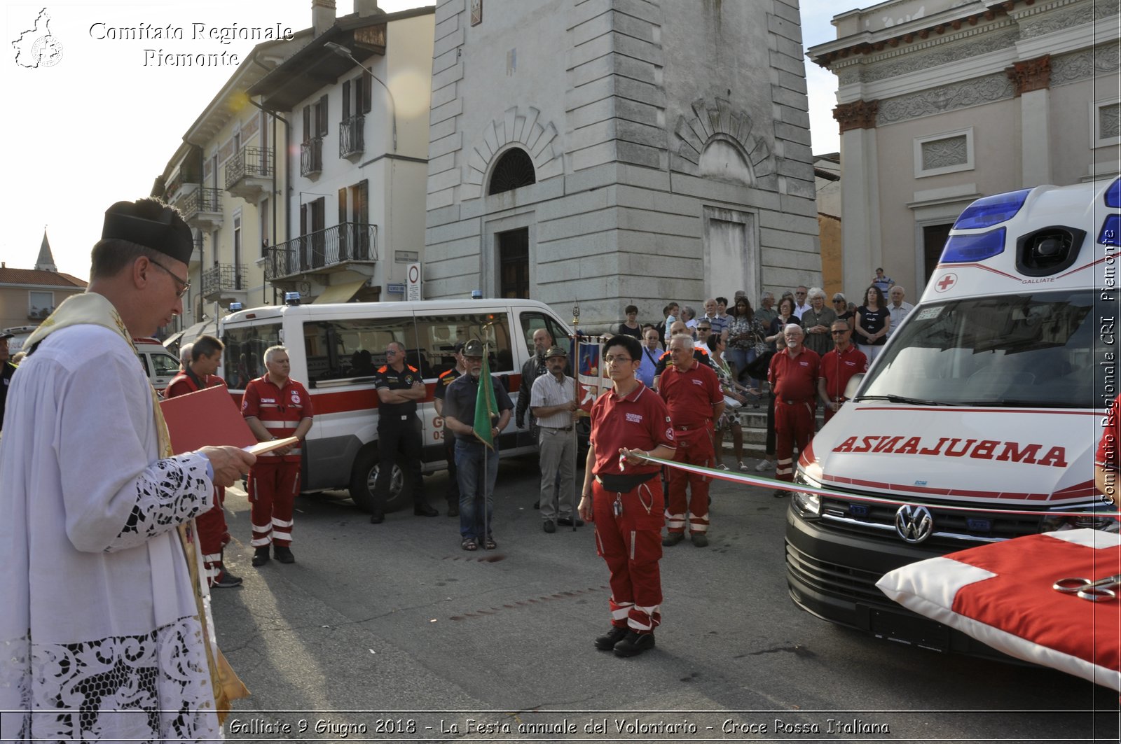 Galliate 9 Giugno 2018 - La Festa annuale del Volontario - Croce Rossa Italiana- Comitato Regionale del Piemonte