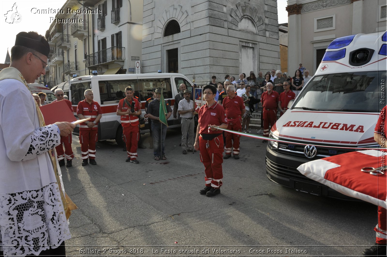 Galliate 9 Giugno 2018 - La Festa annuale del Volontario - Croce Rossa Italiana- Comitato Regionale del Piemonte