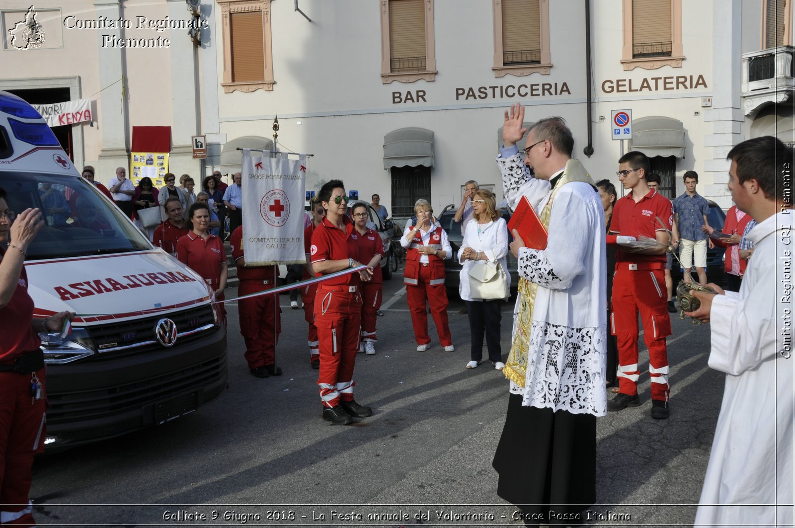 Galliate 9 Giugno 2018 - La Festa annuale del Volontario - Croce Rossa Italiana- Comitato Regionale del Piemonte