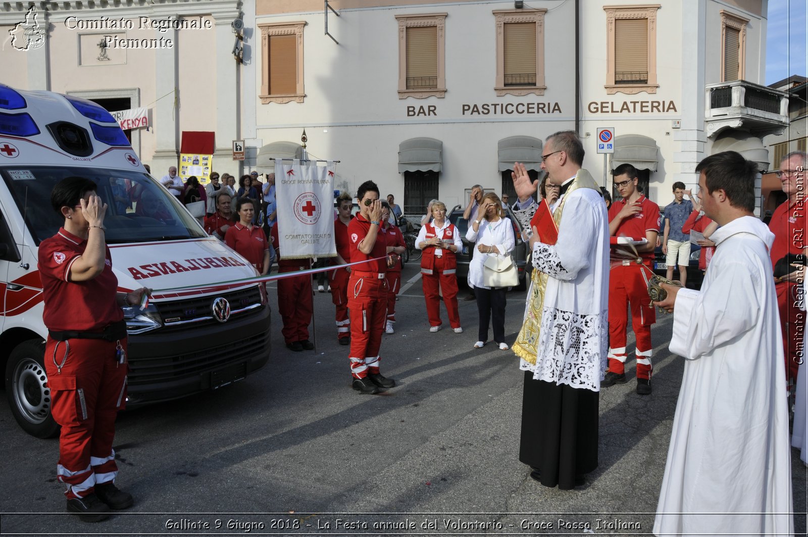 Galliate 9 Giugno 2018 - La Festa annuale del Volontario - Croce Rossa Italiana- Comitato Regionale del Piemonte