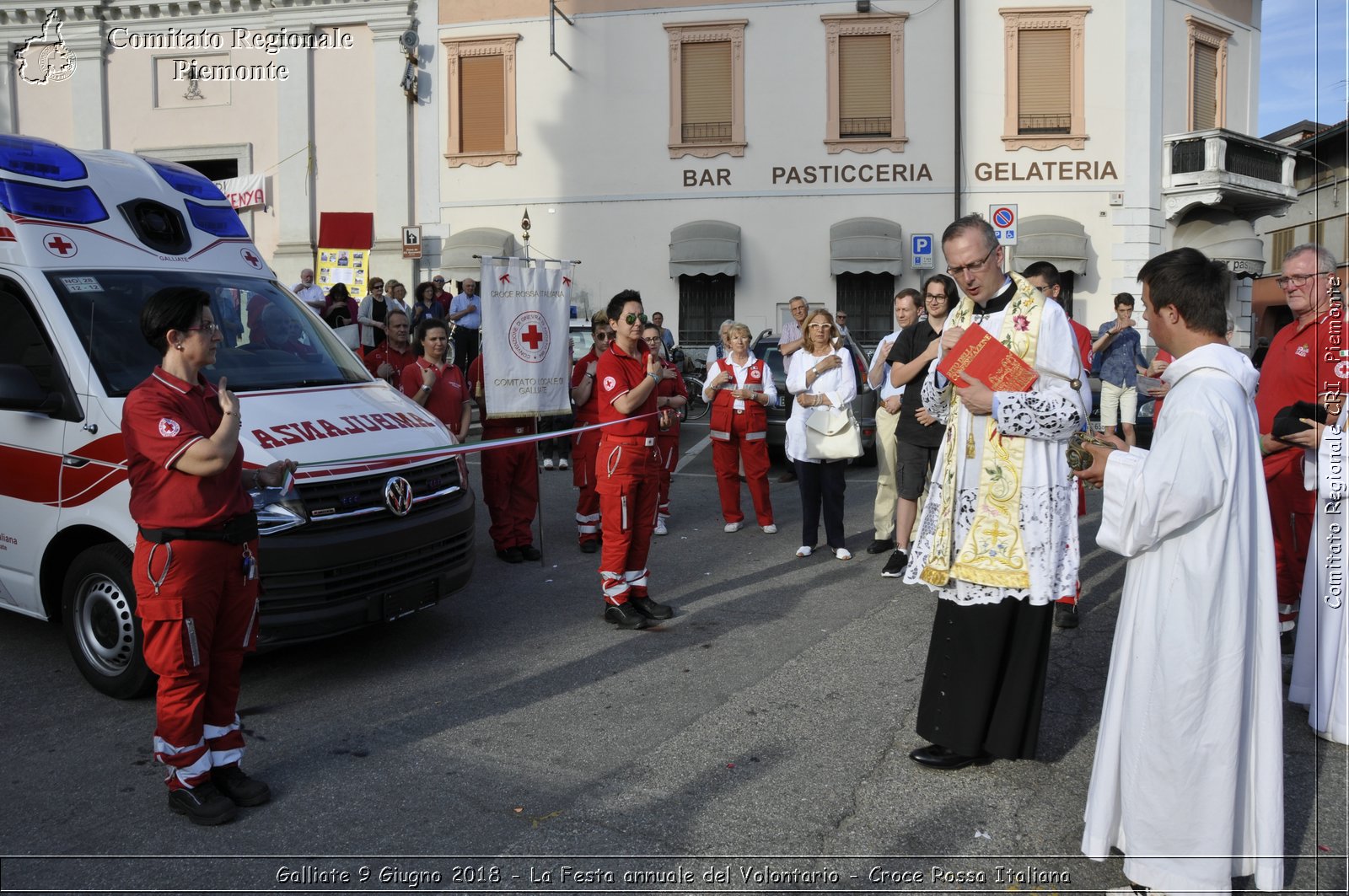 Galliate 9 Giugno 2018 - La Festa annuale del Volontario - Croce Rossa Italiana- Comitato Regionale del Piemonte