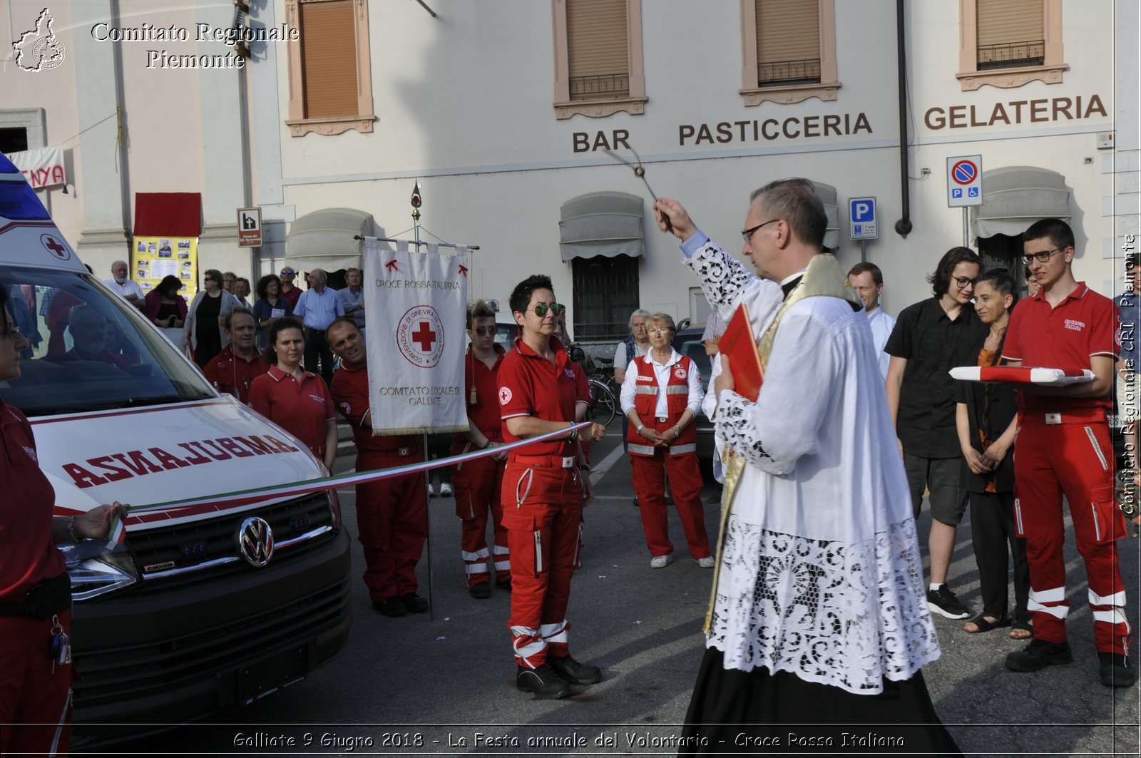 Galliate 9 Giugno 2018 - La Festa annuale del Volontario - Croce Rossa Italiana- Comitato Regionale del Piemonte