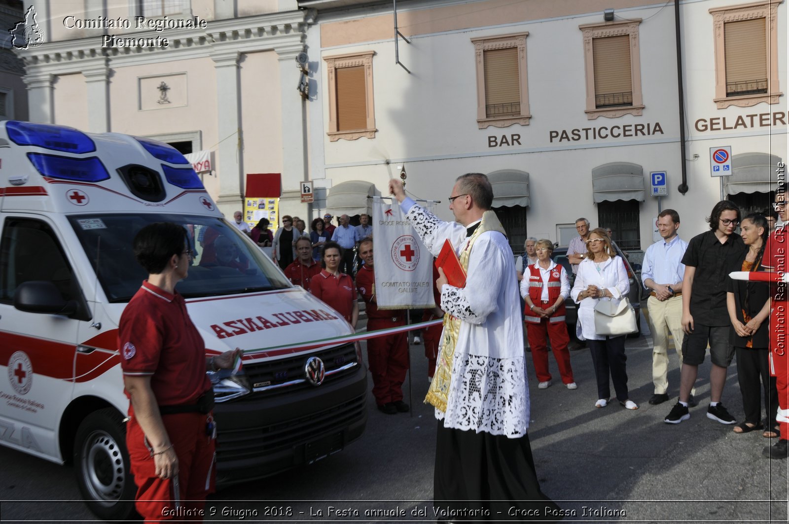 Galliate 9 Giugno 2018 - La Festa annuale del Volontario - Croce Rossa Italiana- Comitato Regionale del Piemonte