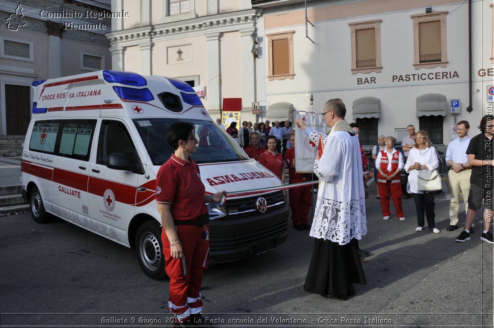 Galliate 9 Giugno 2018 - La Festa annuale del Volontario - Croce Rossa Italiana- Comitato Regionale del Piemonte