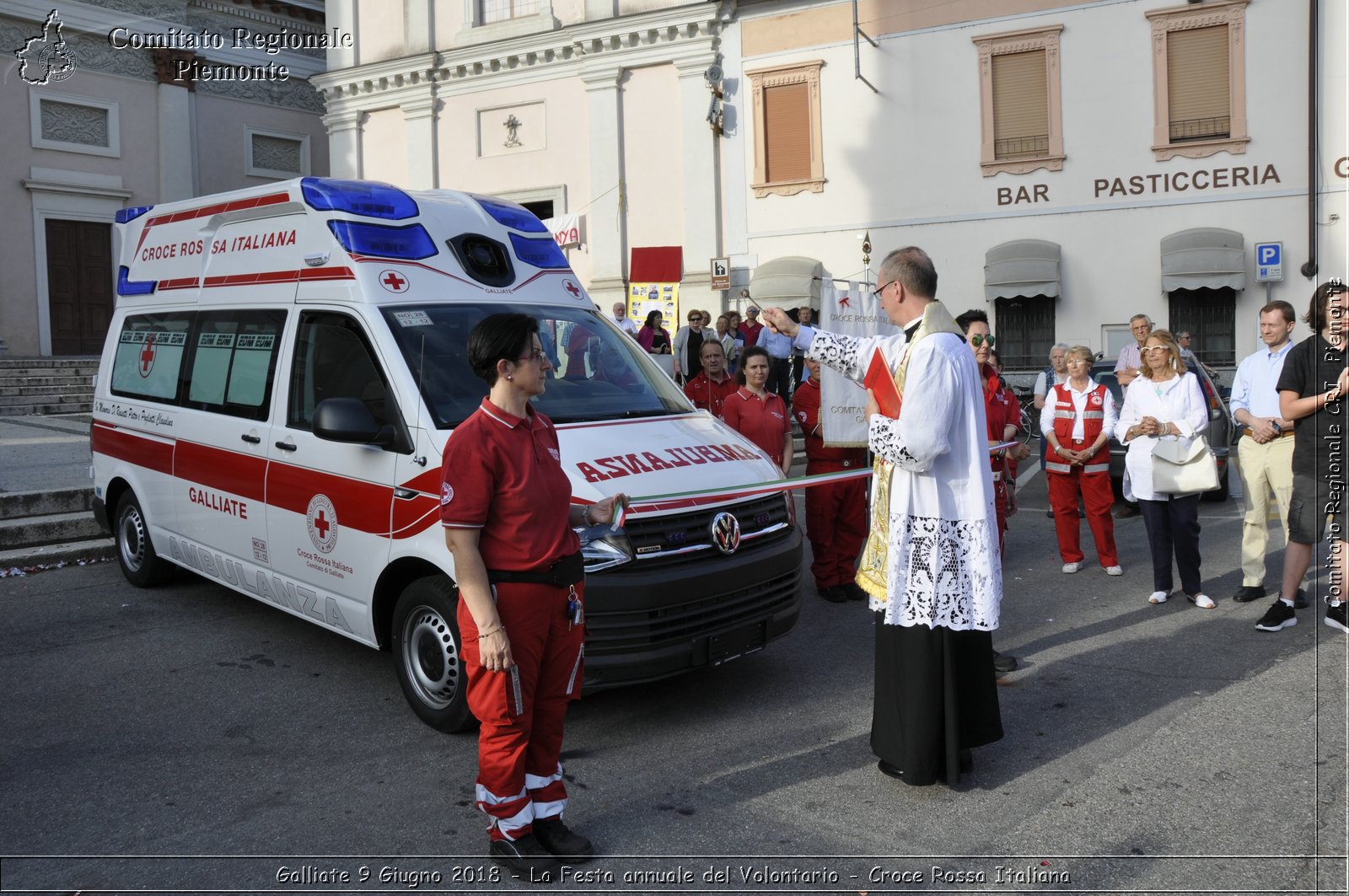 Galliate 9 Giugno 2018 - La Festa annuale del Volontario - Croce Rossa Italiana- Comitato Regionale del Piemonte