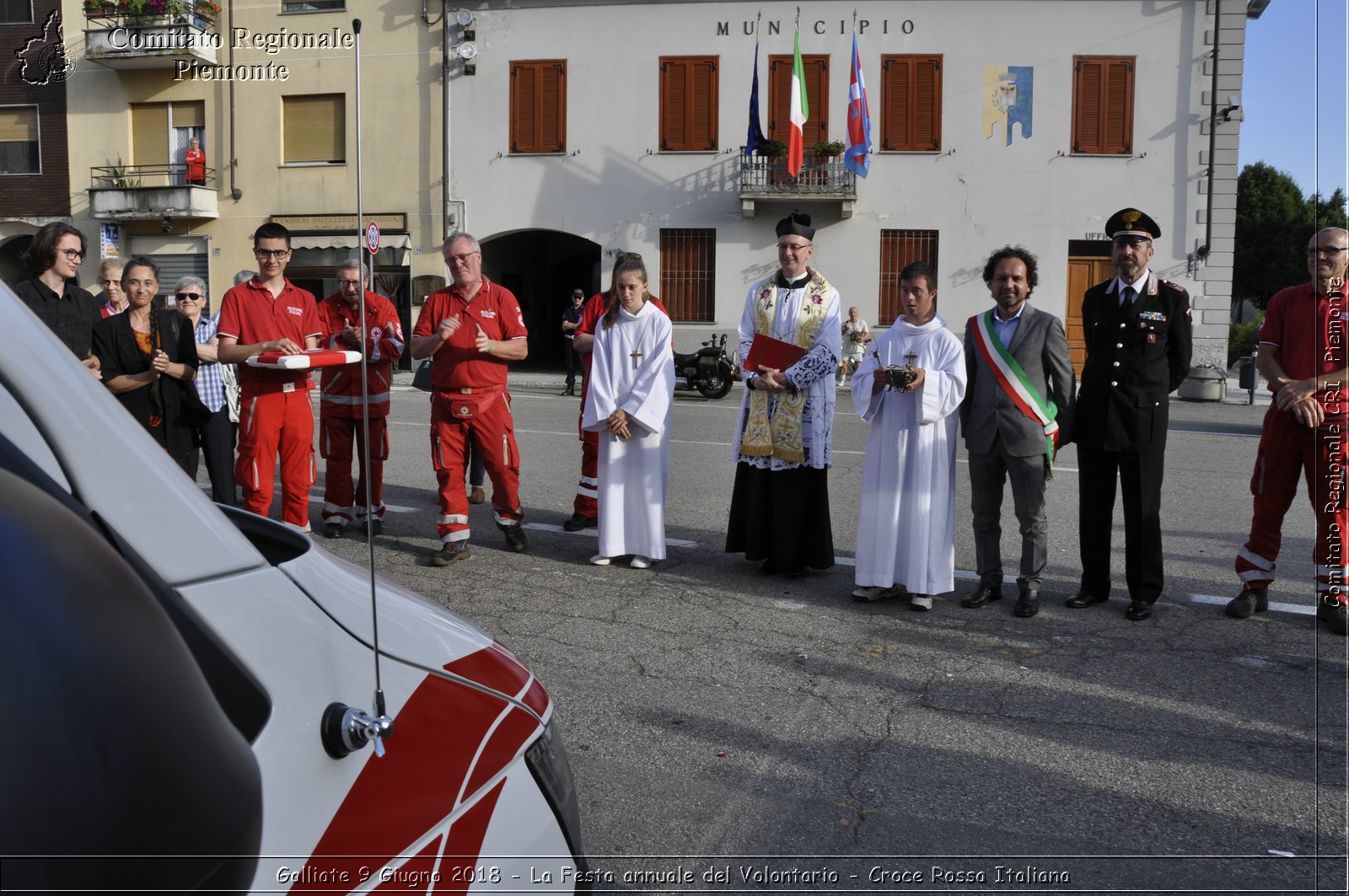 Galliate 9 Giugno 2018 - La Festa annuale del Volontario - Croce Rossa Italiana- Comitato Regionale del Piemonte