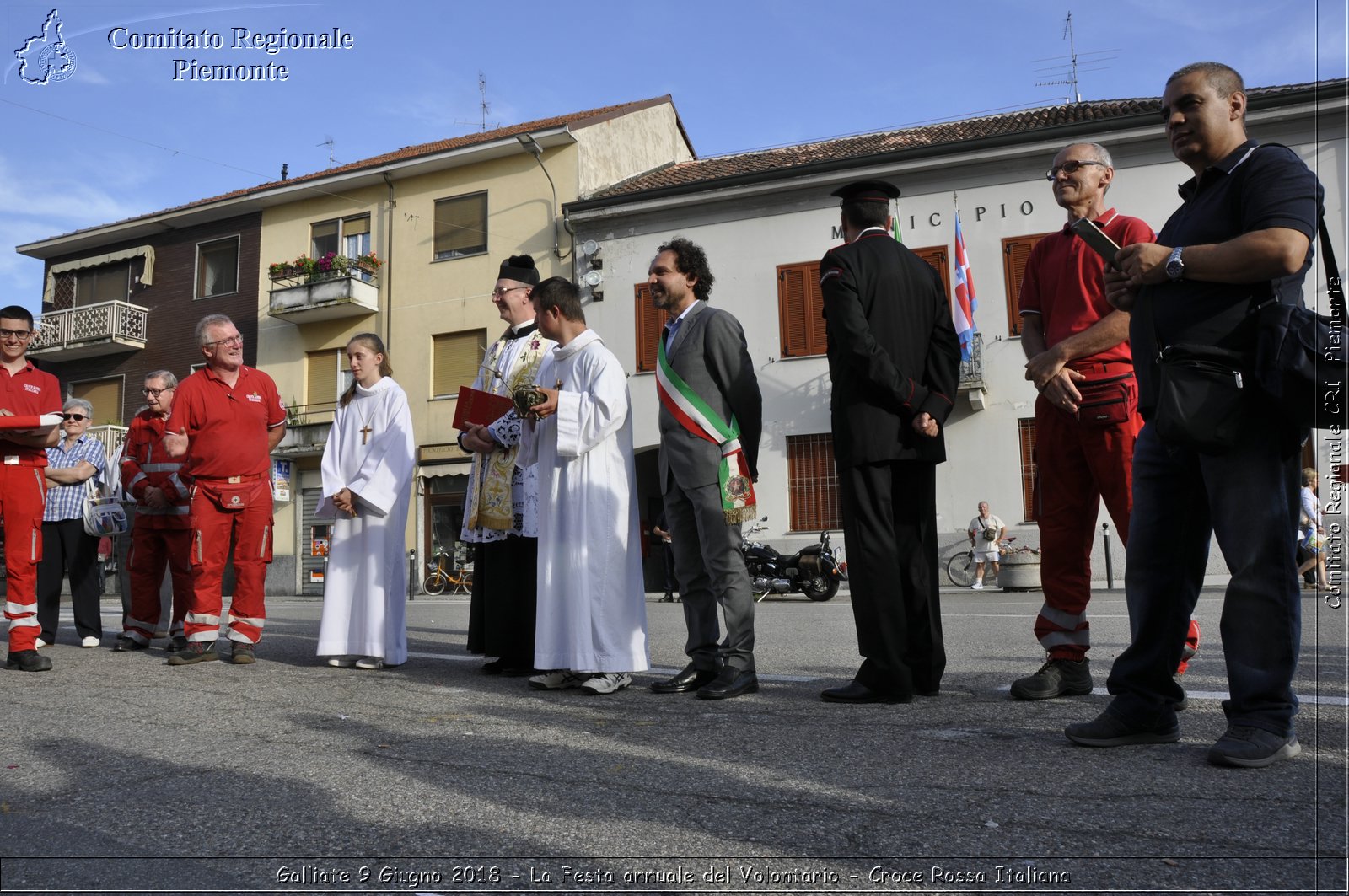 Galliate 9 Giugno 2018 - La Festa annuale del Volontario - Croce Rossa Italiana- Comitato Regionale del Piemonte