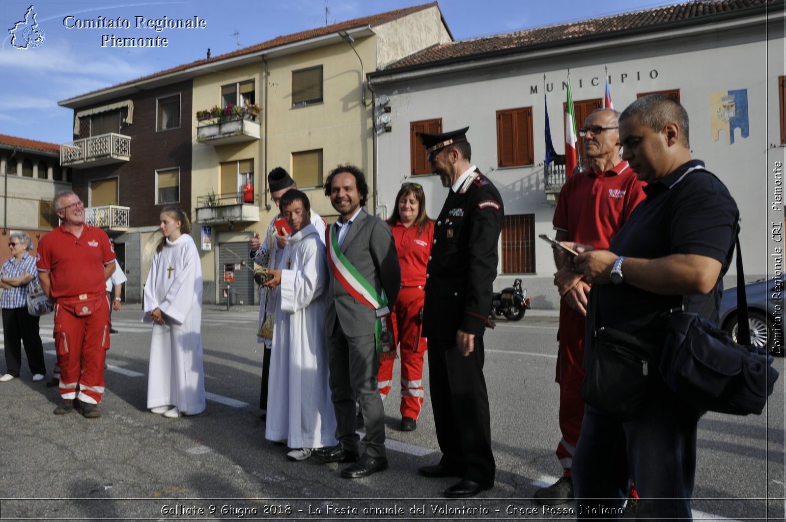 Galliate 9 Giugno 2018 - La Festa annuale del Volontario - Croce Rossa Italiana- Comitato Regionale del Piemonte