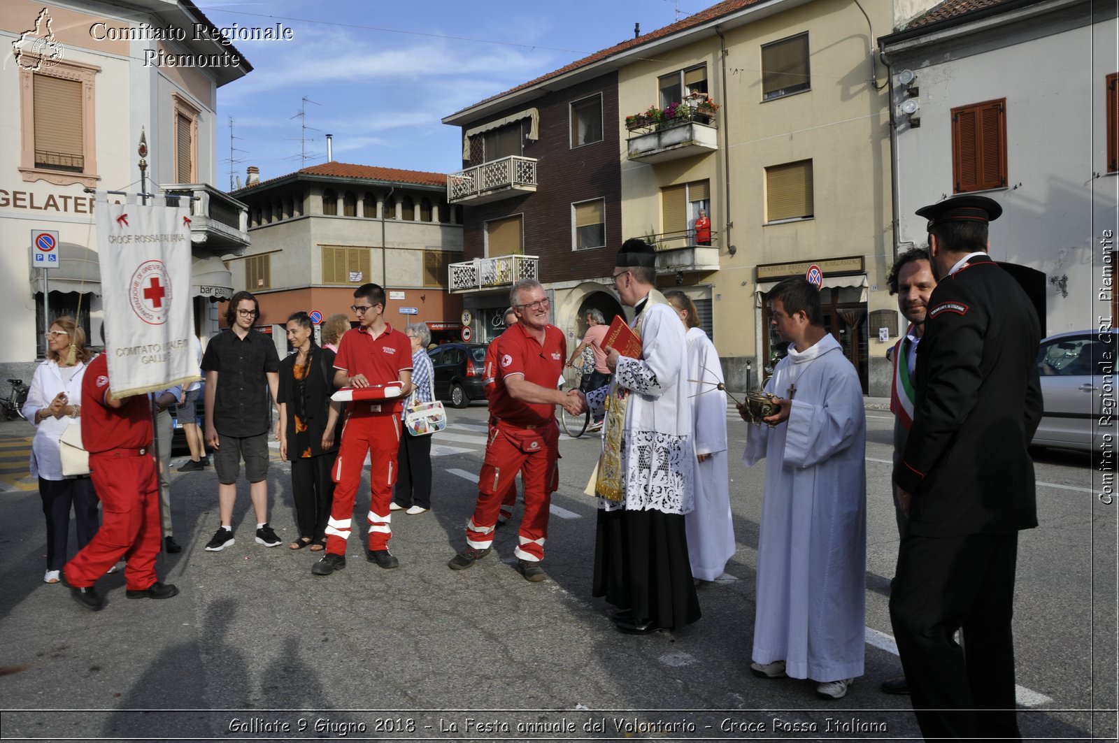 Galliate 9 Giugno 2018 - La Festa annuale del Volontario - Croce Rossa Italiana- Comitato Regionale del Piemonte