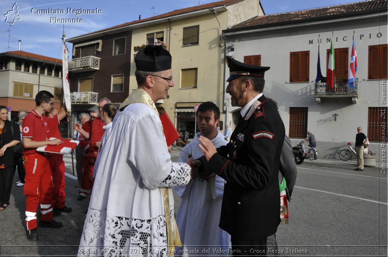 Galliate 9 Giugno 2018 - La Festa annuale del Volontario - Croce Rossa Italiana- Comitato Regionale del Piemonte