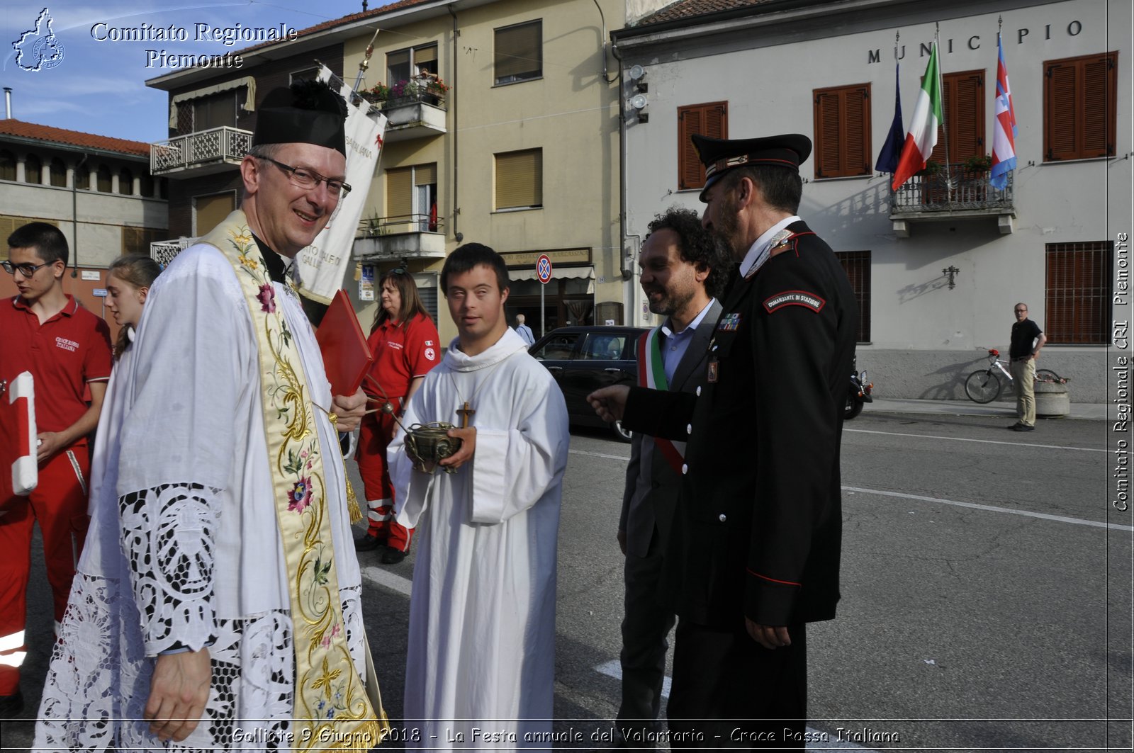 Galliate 9 Giugno 2018 - La Festa annuale del Volontario - Croce Rossa Italiana- Comitato Regionale del Piemonte