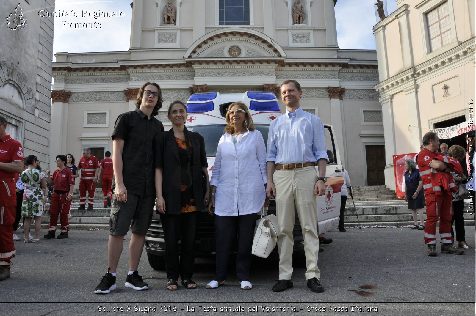 Galliate 9 Giugno 2018 - La Festa annuale del Volontario - Croce Rossa Italiana- Comitato Regionale del Piemonte