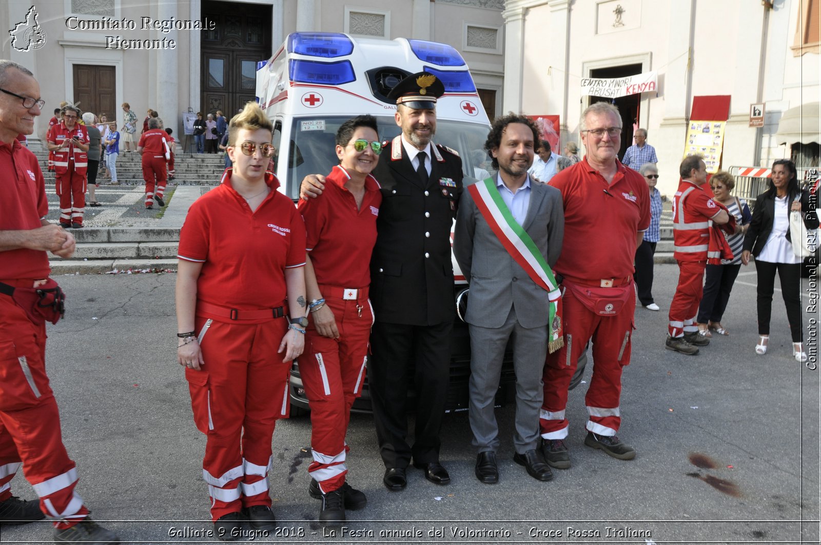 Galliate 9 Giugno 2018 - La Festa annuale del Volontario - Croce Rossa Italiana- Comitato Regionale del Piemonte