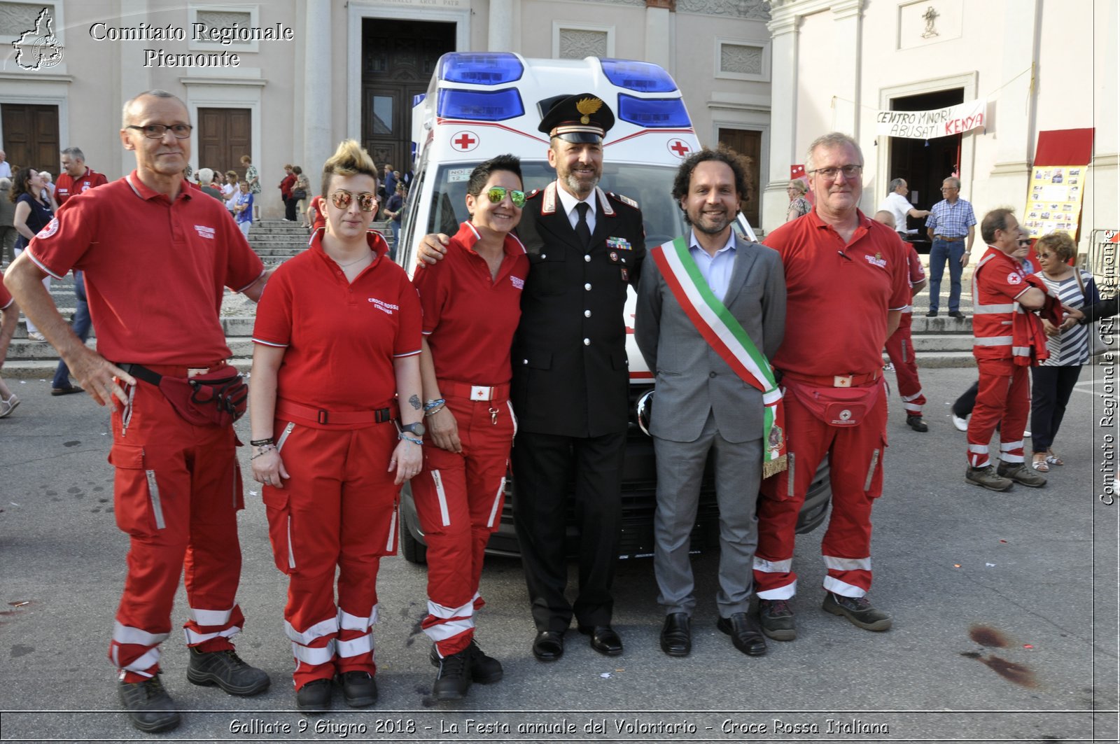 Galliate 9 Giugno 2018 - La Festa annuale del Volontario - Croce Rossa Italiana- Comitato Regionale del Piemonte