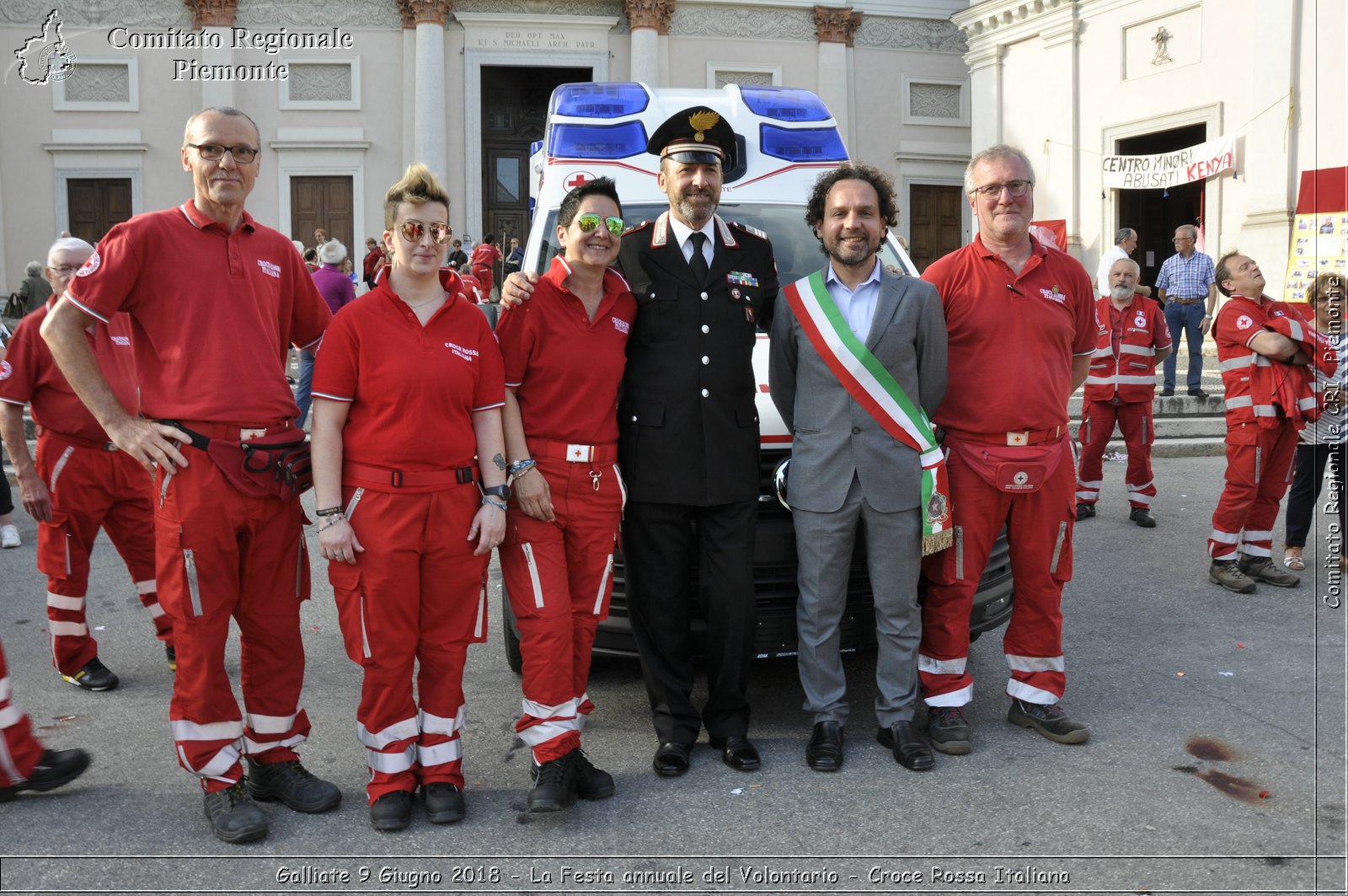 Galliate 9 Giugno 2018 - La Festa annuale del Volontario - Croce Rossa Italiana- Comitato Regionale del Piemonte