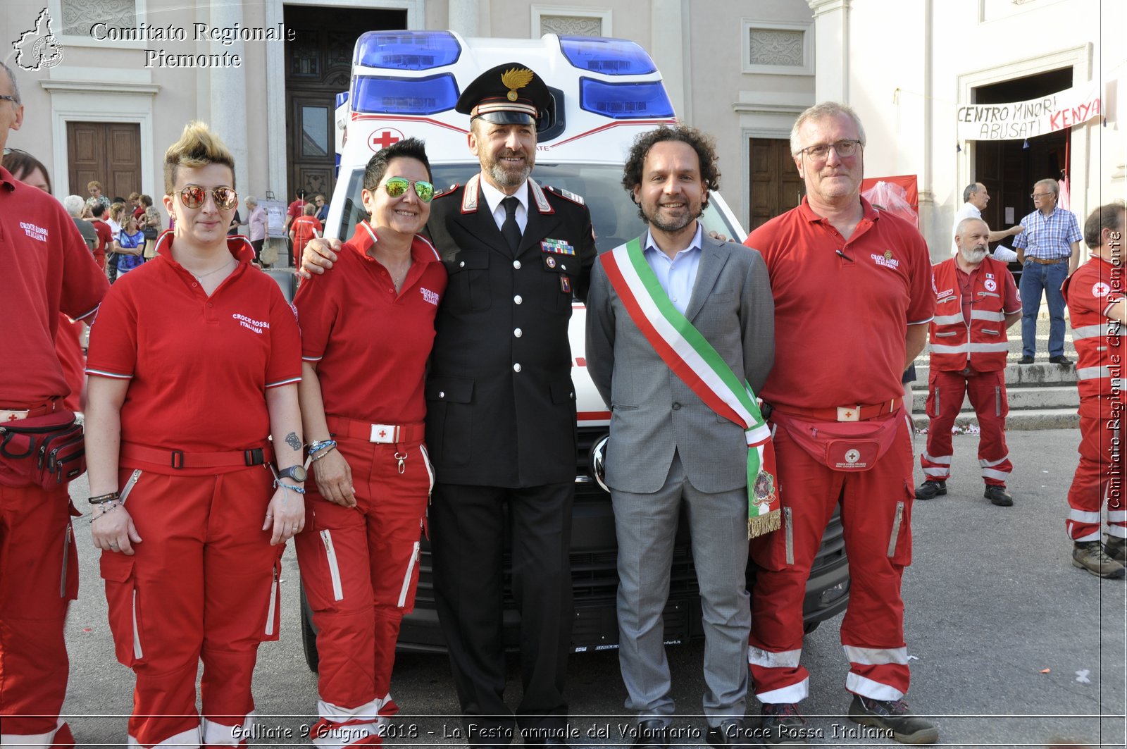 Galliate 9 Giugno 2018 - La Festa annuale del Volontario - Croce Rossa Italiana- Comitato Regionale del Piemonte