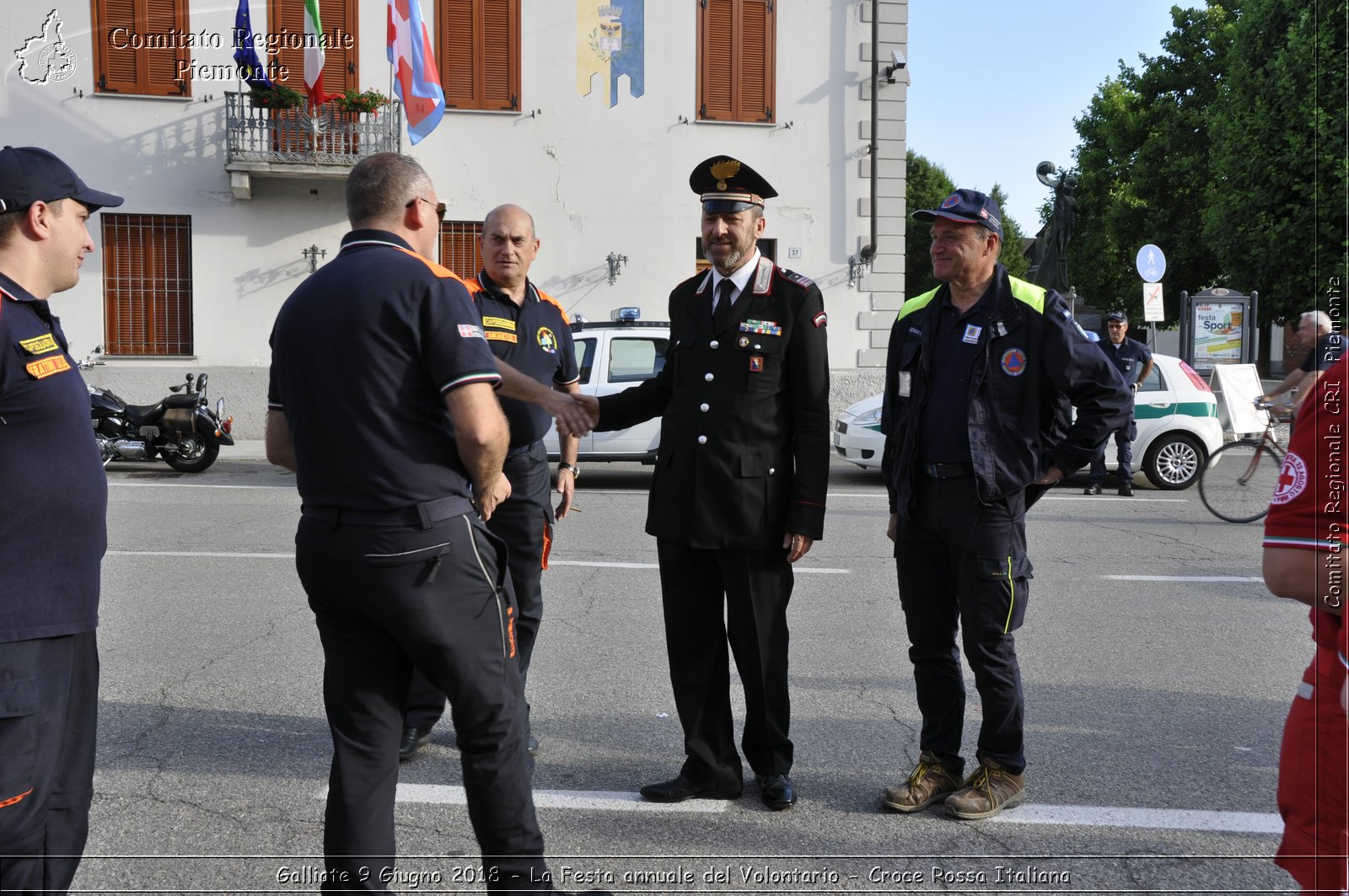 Galliate 9 Giugno 2018 - La Festa annuale del Volontario - Croce Rossa Italiana- Comitato Regionale del Piemonte