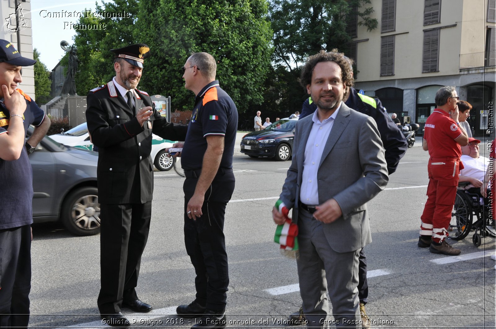 Galliate 9 Giugno 2018 - La Festa annuale del Volontario - Croce Rossa Italiana- Comitato Regionale del Piemonte