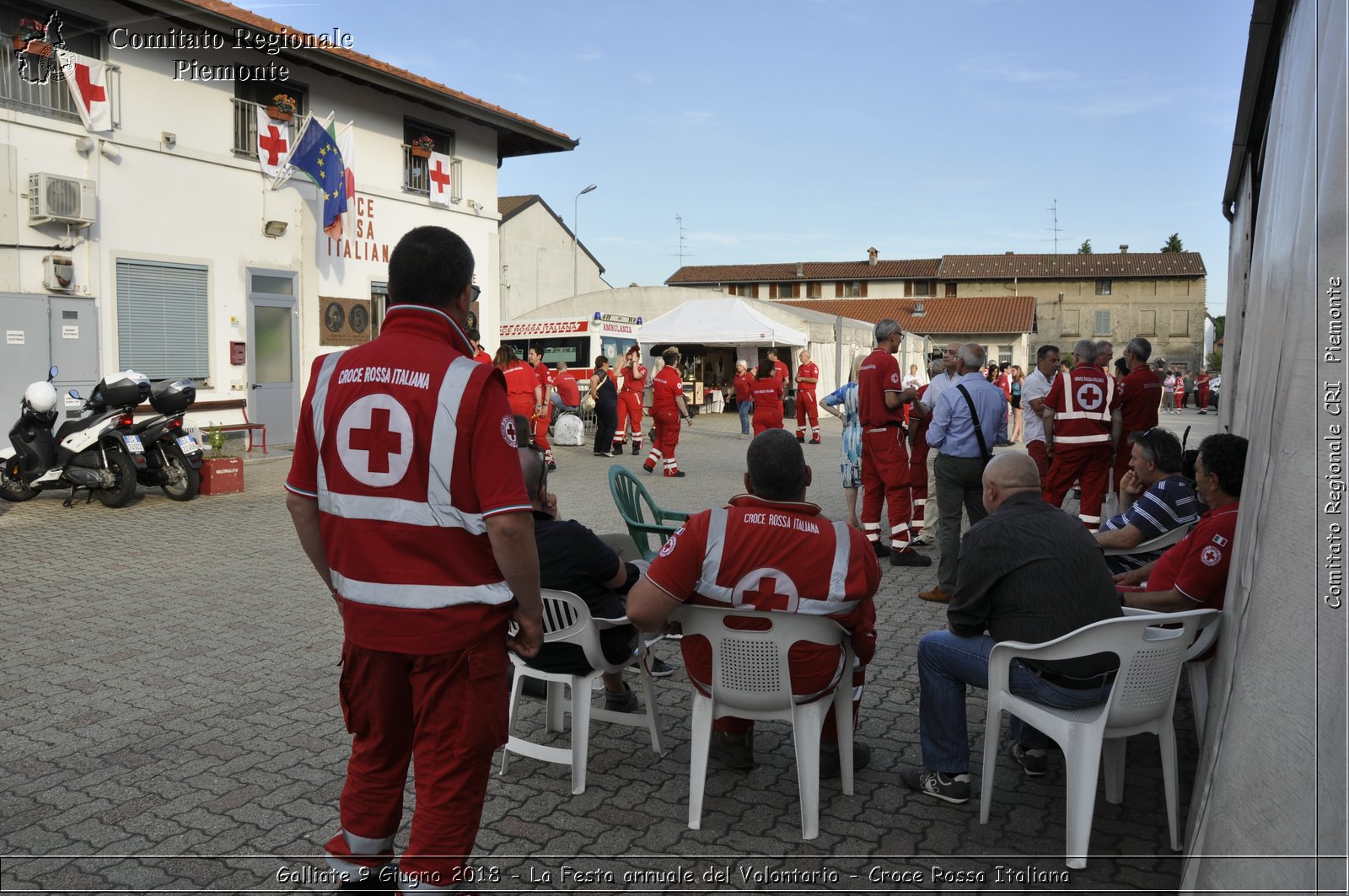 Galliate 9 Giugno 2018 - La Festa annuale del Volontario - Croce Rossa Italiana- Comitato Regionale del Piemonte