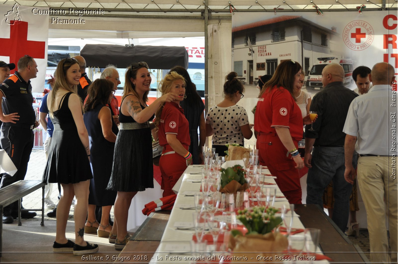 Galliate 9 Giugno 2018 - La Festa annuale del Volontario - Croce Rossa Italiana- Comitato Regionale del Piemonte