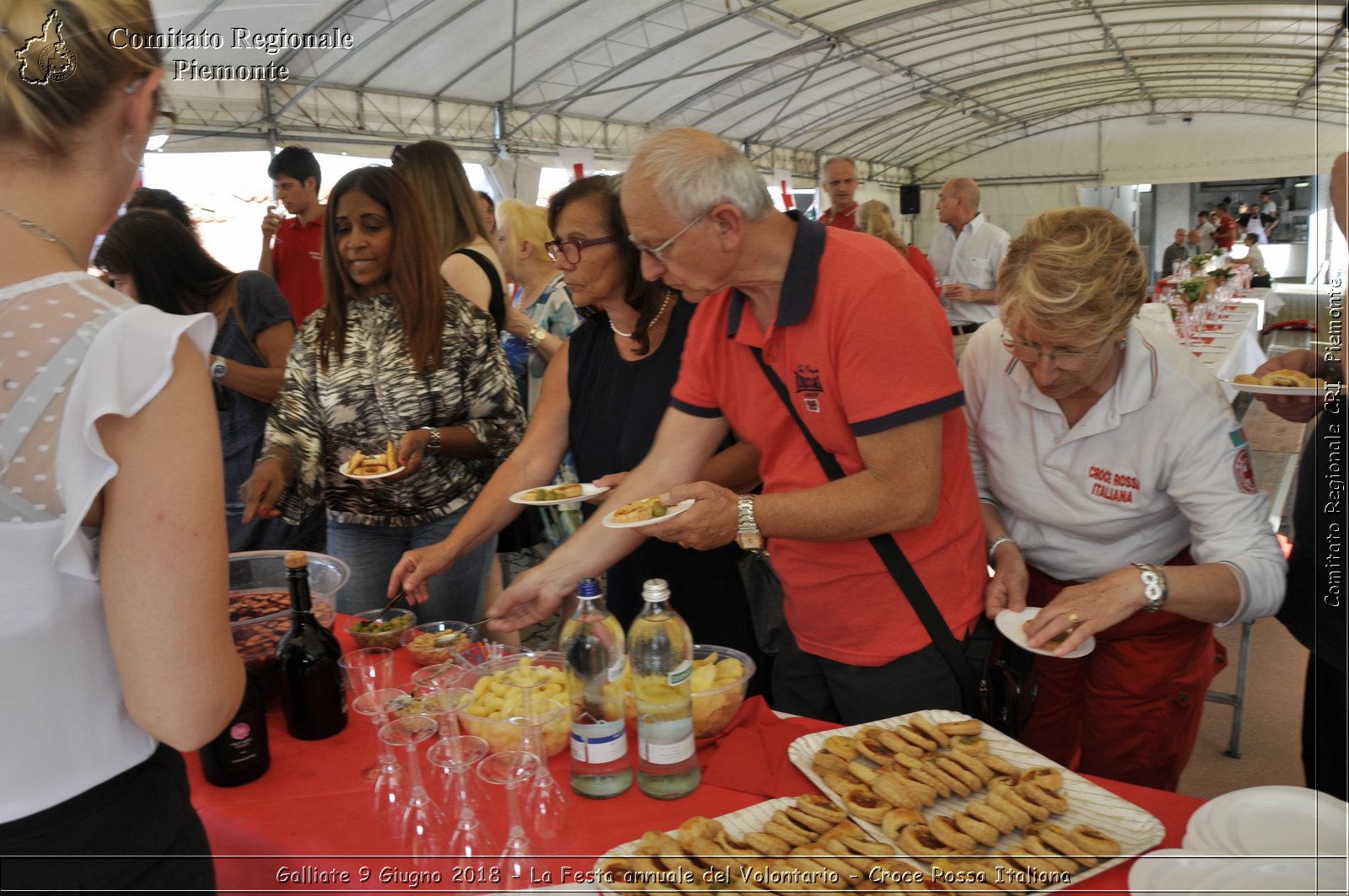 Galliate 9 Giugno 2018 - La Festa annuale del Volontario - Croce Rossa Italiana- Comitato Regionale del Piemonte