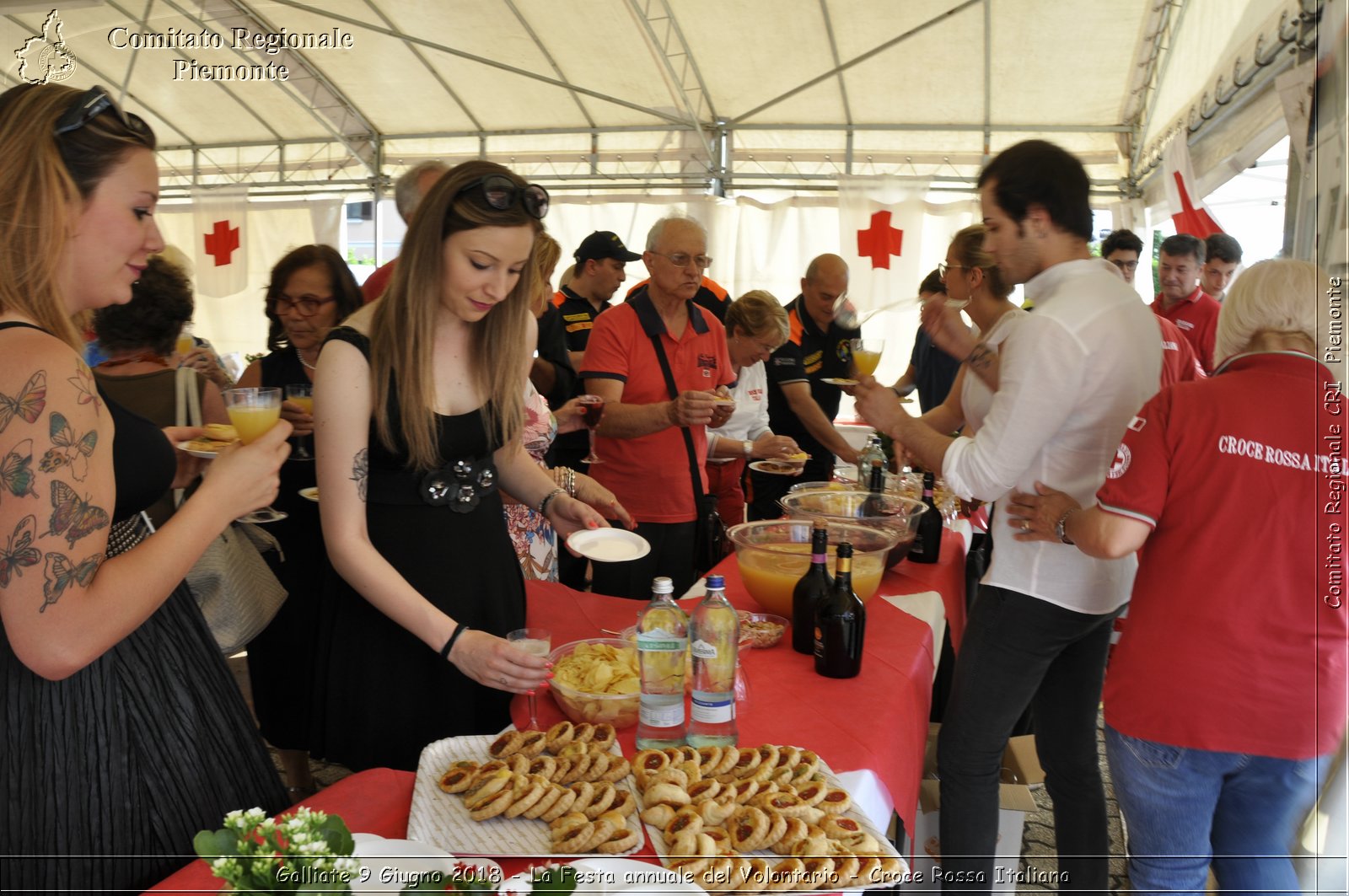 Galliate 9 Giugno 2018 - La Festa annuale del Volontario - Croce Rossa Italiana- Comitato Regionale del Piemonte