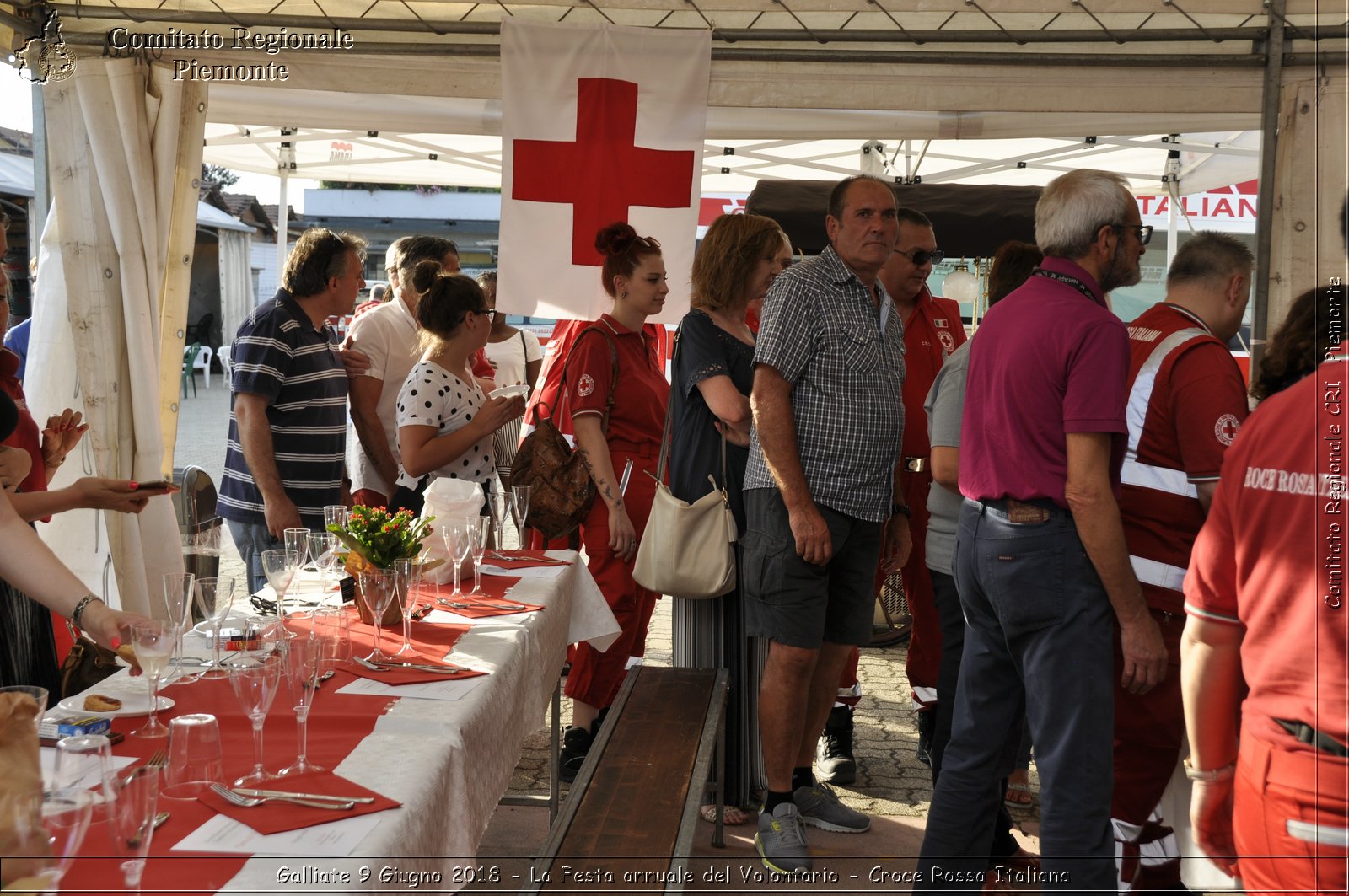 Galliate 9 Giugno 2018 - La Festa annuale del Volontario - Croce Rossa Italiana- Comitato Regionale del Piemonte