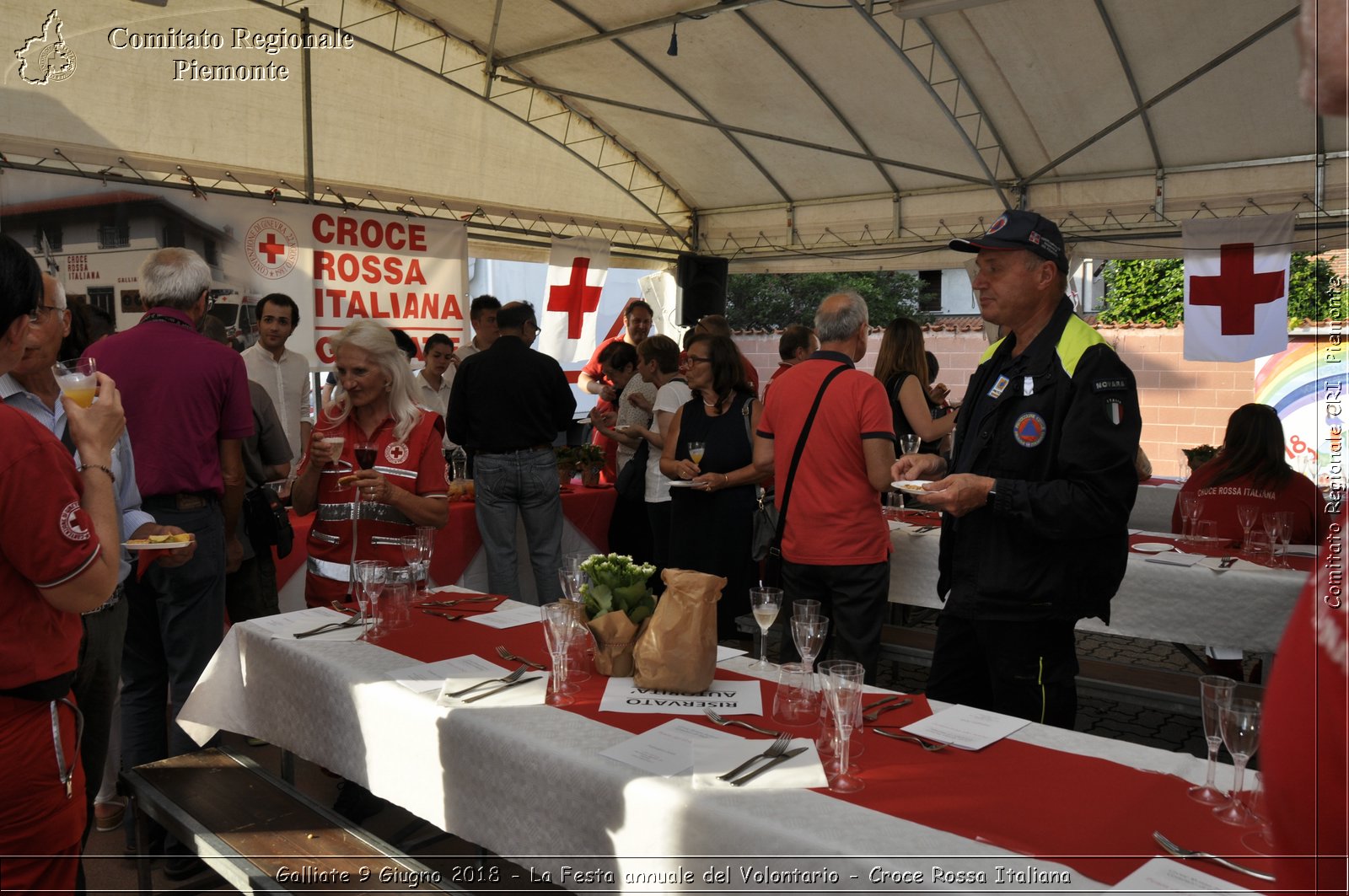 Galliate 9 Giugno 2018 - La Festa annuale del Volontario - Croce Rossa Italiana- Comitato Regionale del Piemonte