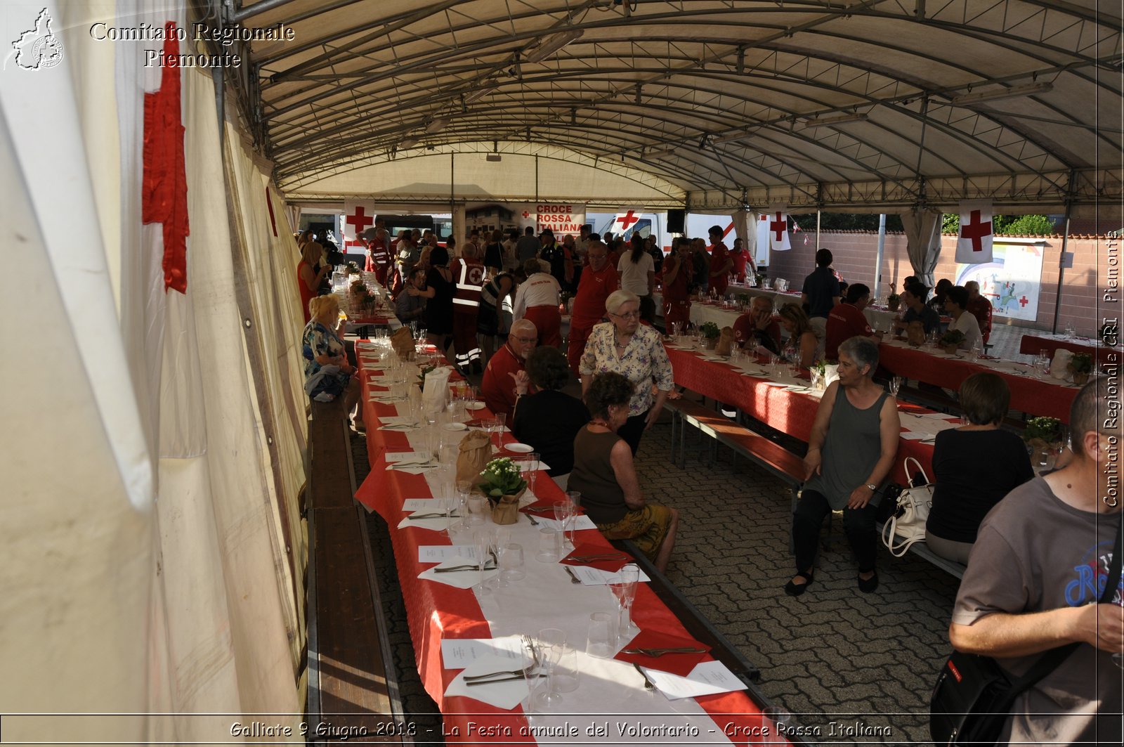 Galliate 9 Giugno 2018 - La Festa annuale del Volontario - Croce Rossa Italiana- Comitato Regionale del Piemonte