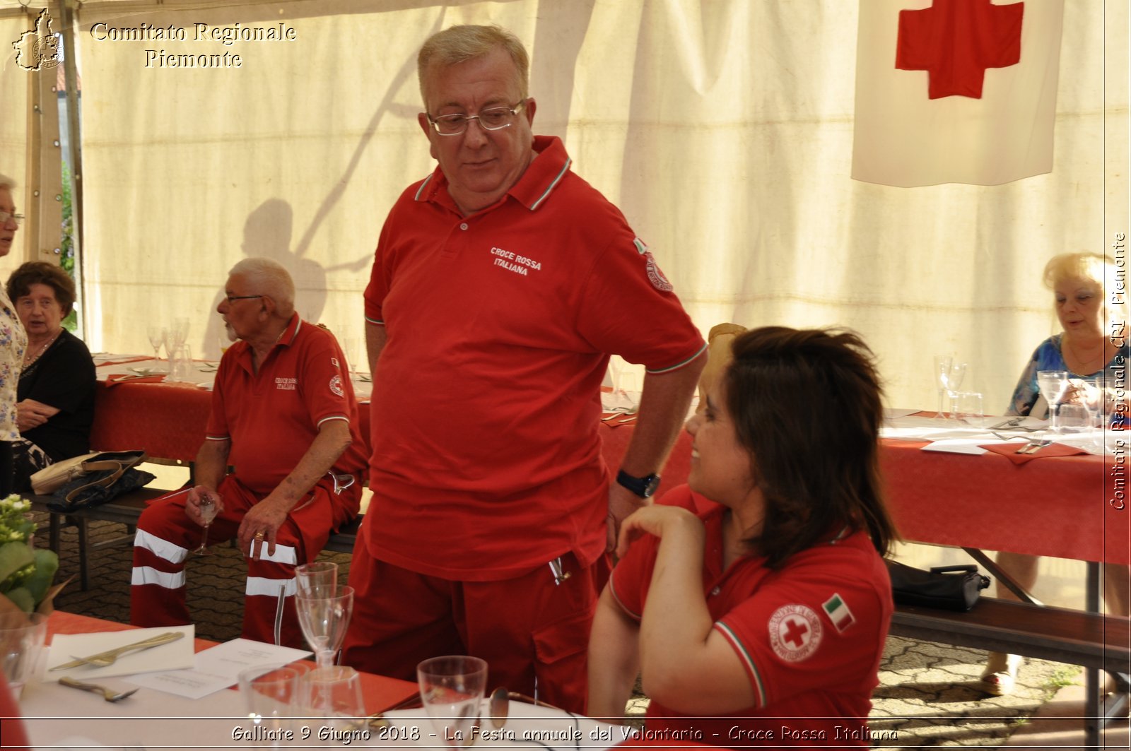 Galliate 9 Giugno 2018 - La Festa annuale del Volontario - Croce Rossa Italiana- Comitato Regionale del Piemonte