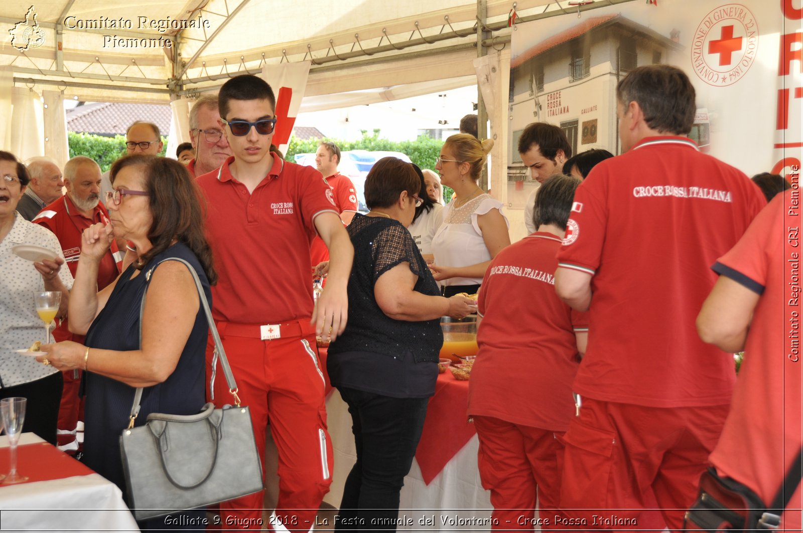 Galliate 9 Giugno 2018 - La Festa annuale del Volontario - Croce Rossa Italiana- Comitato Regionale del Piemonte