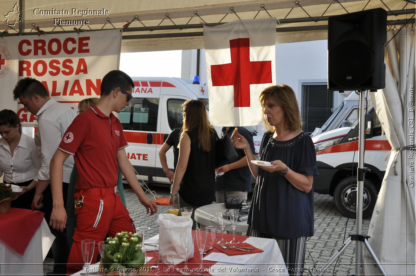 Galliate 9 Giugno 2018 - La Festa annuale del Volontario - Croce Rossa Italiana- Comitato Regionale del Piemonte