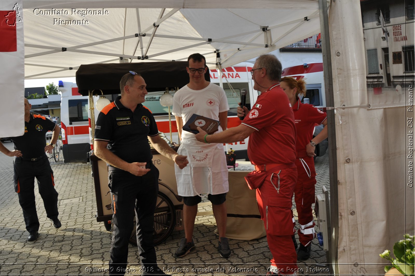 Galliate 9 Giugno 2018 - La Festa annuale del Volontario - Croce Rossa Italiana- Comitato Regionale del Piemonte