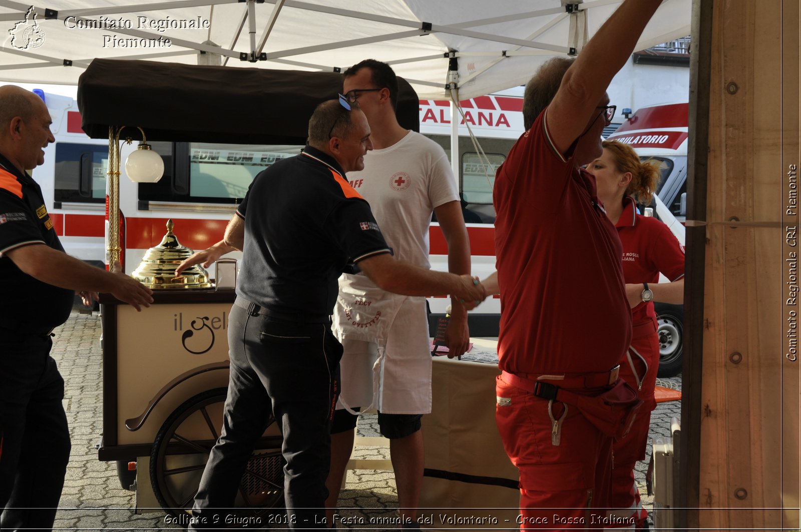 Galliate 9 Giugno 2018 - La Festa annuale del Volontario - Croce Rossa Italiana- Comitato Regionale del Piemonte