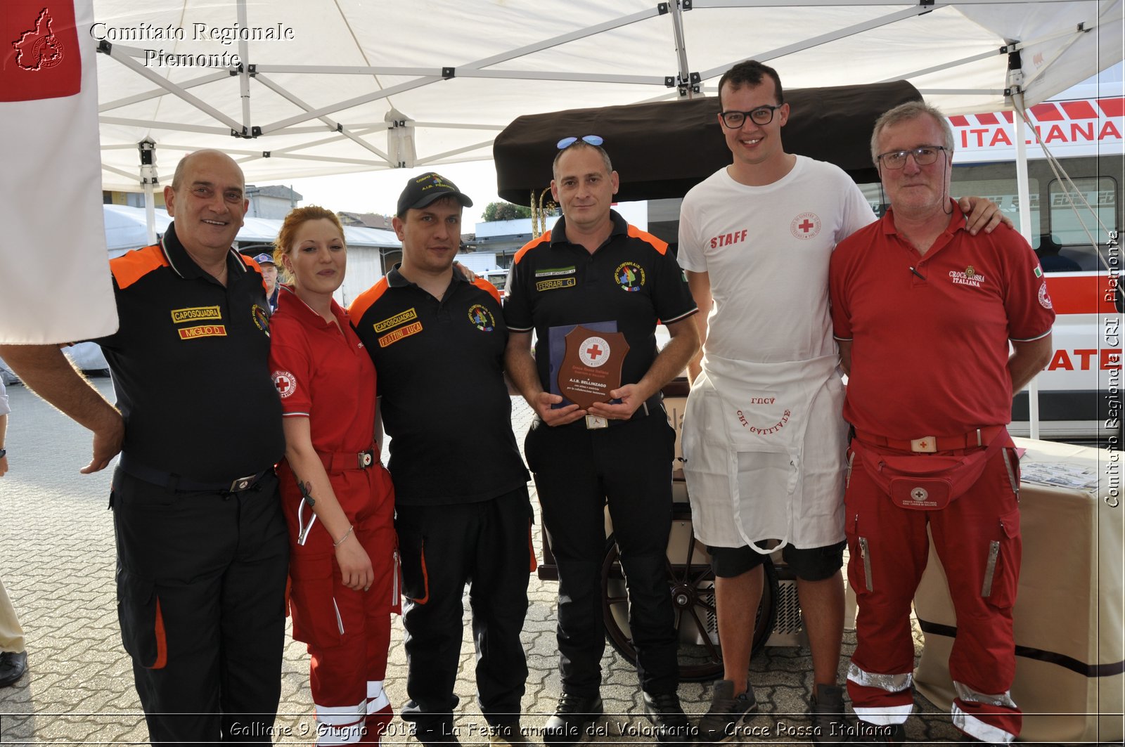 Galliate 9 Giugno 2018 - La Festa annuale del Volontario - Croce Rossa Italiana- Comitato Regionale del Piemonte