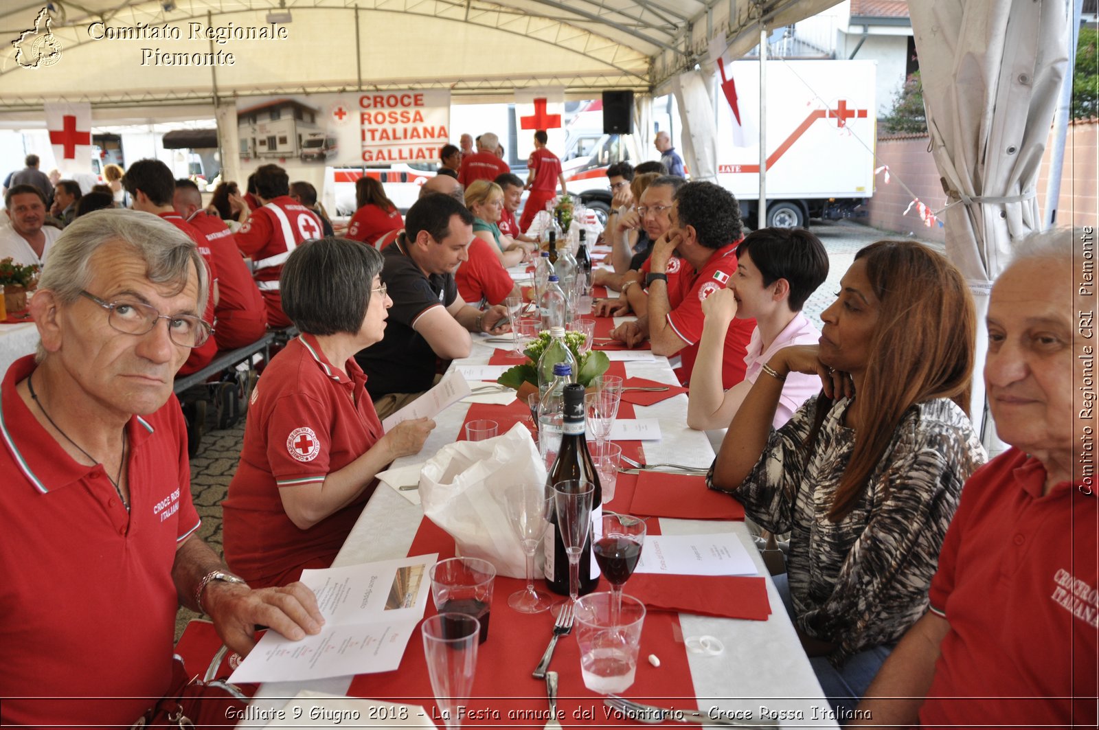 Galliate 9 Giugno 2018 - La Festa annuale del Volontario - Croce Rossa Italiana- Comitato Regionale del Piemonte