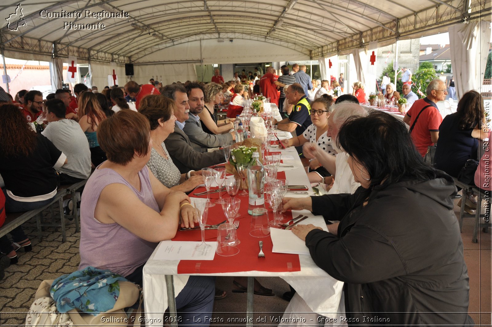 Galliate 9 Giugno 2018 - La Festa annuale del Volontario - Croce Rossa Italiana- Comitato Regionale del Piemonte