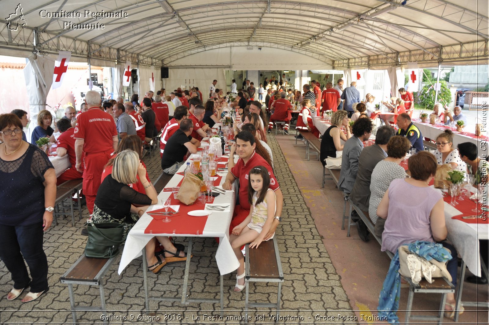 Galliate 9 Giugno 2018 - La Festa annuale del Volontario - Croce Rossa Italiana- Comitato Regionale del Piemonte