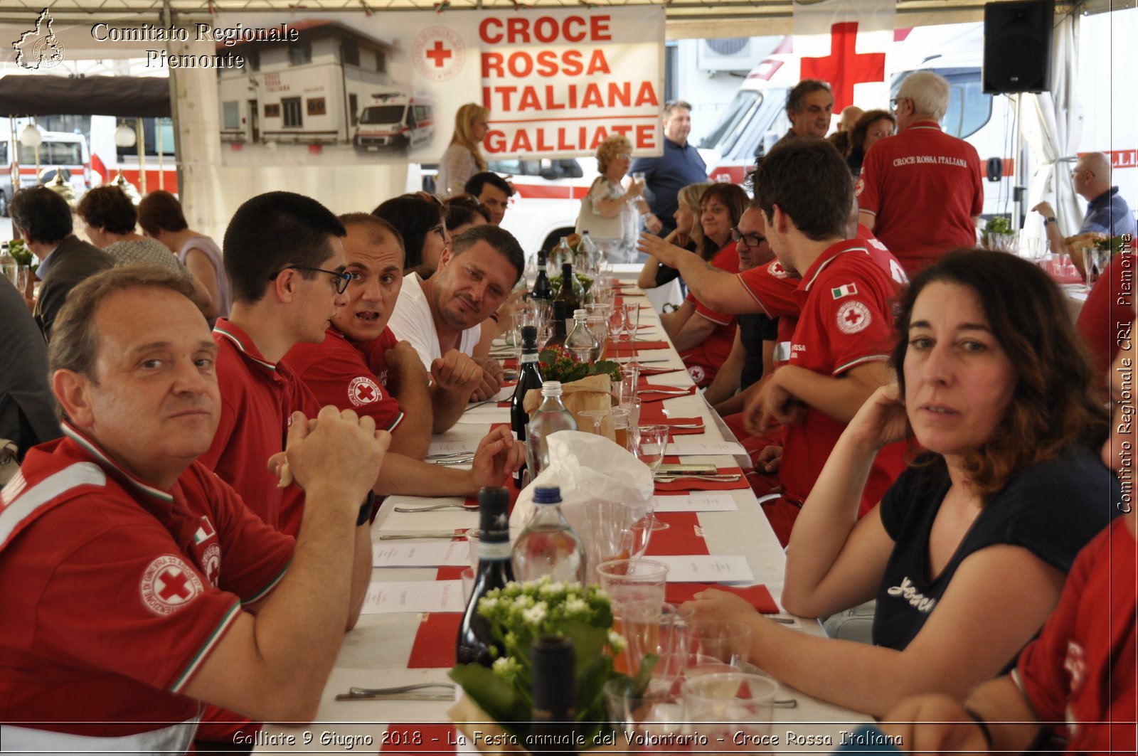 Galliate 9 Giugno 2018 - La Festa annuale del Volontario - Croce Rossa Italiana- Comitato Regionale del Piemonte