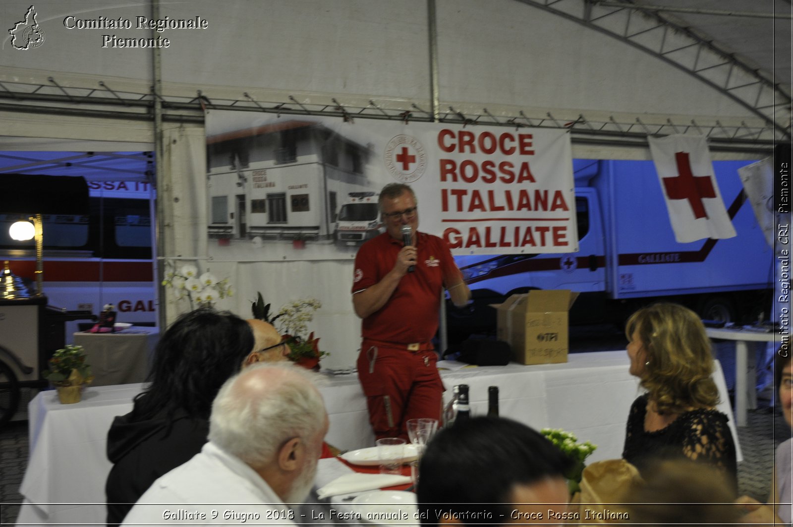 Galliate 9 Giugno 2018 - La Festa annuale del Volontario - Croce Rossa Italiana- Comitato Regionale del Piemonte