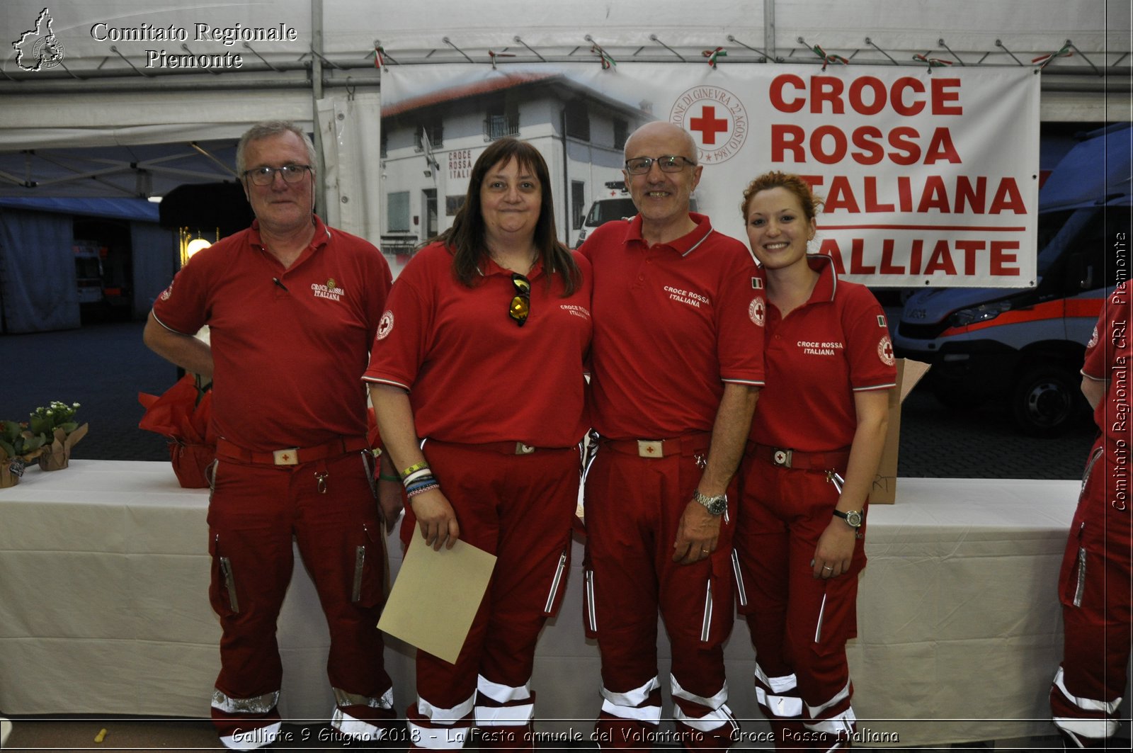 Galliate 9 Giugno 2018 - La Festa annuale del Volontario - Croce Rossa Italiana- Comitato Regionale del Piemonte