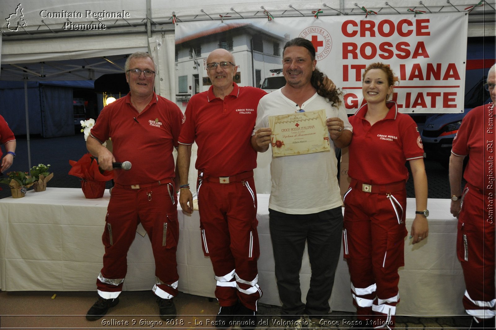 Galliate 9 Giugno 2018 - La Festa annuale del Volontario - Croce Rossa Italiana- Comitato Regionale del Piemonte