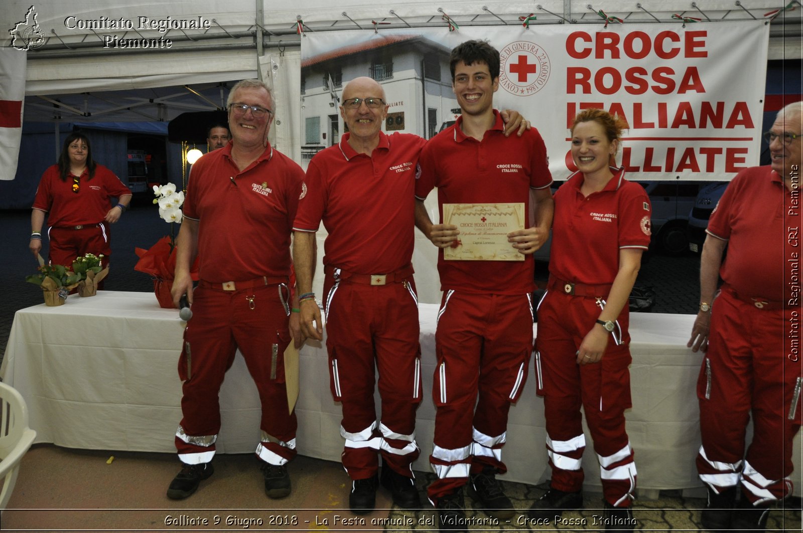 Galliate 9 Giugno 2018 - La Festa annuale del Volontario - Croce Rossa Italiana- Comitato Regionale del Piemonte