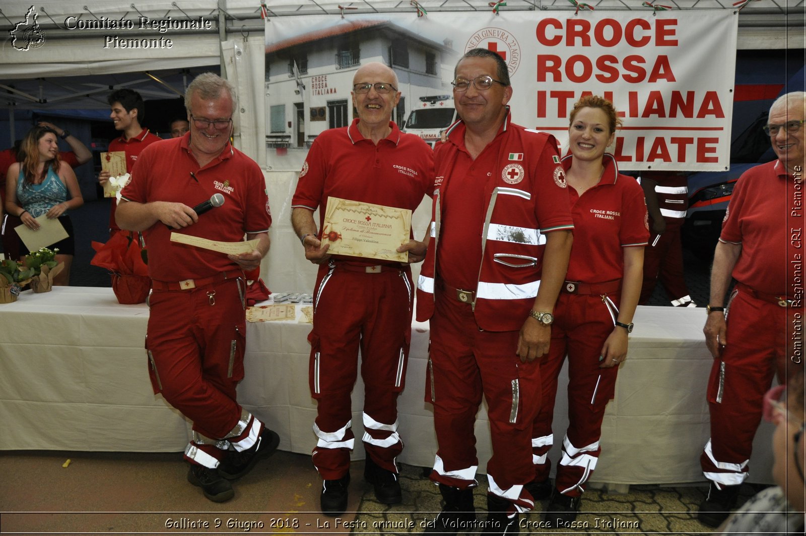 Galliate 9 Giugno 2018 - La Festa annuale del Volontario - Croce Rossa Italiana- Comitato Regionale del Piemonte