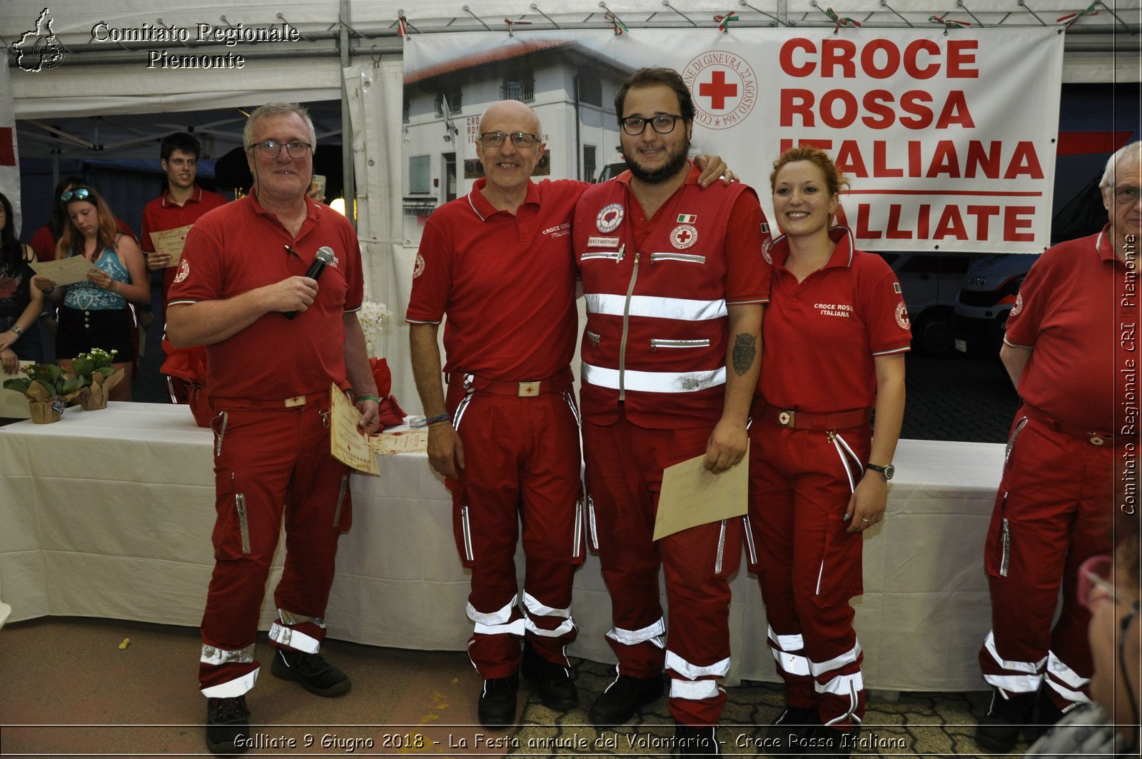 Galliate 9 Giugno 2018 - La Festa annuale del Volontario - Croce Rossa Italiana- Comitato Regionale del Piemonte