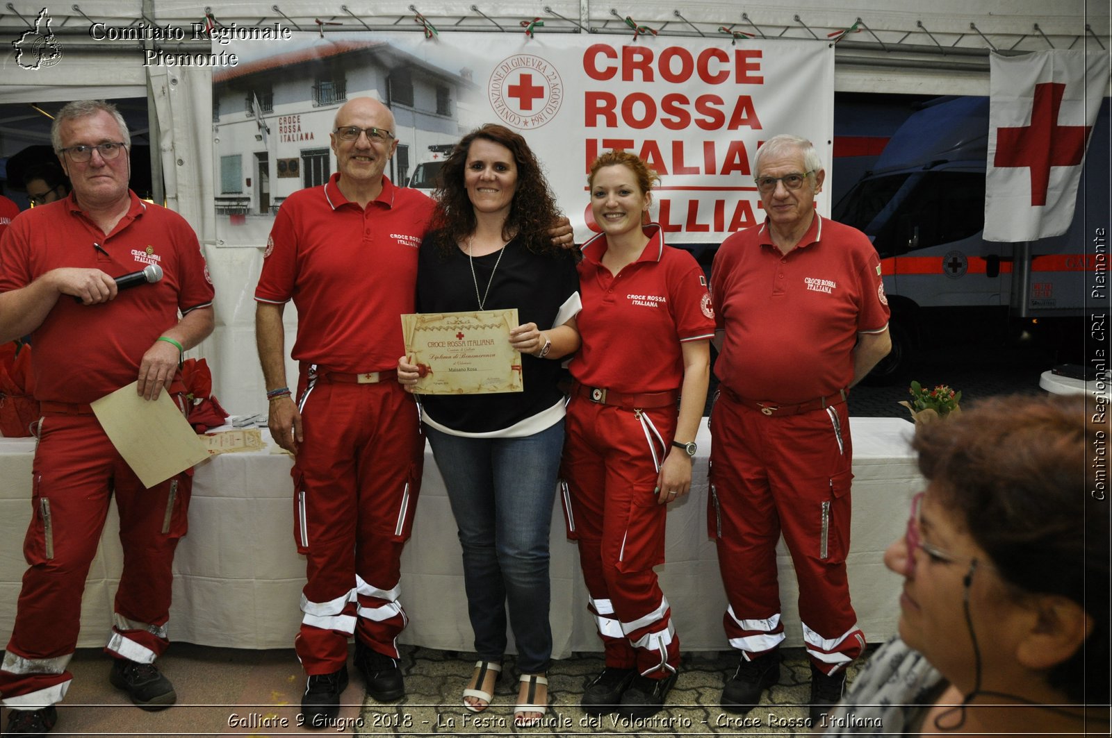 Galliate 9 Giugno 2018 - La Festa annuale del Volontario - Croce Rossa Italiana- Comitato Regionale del Piemonte