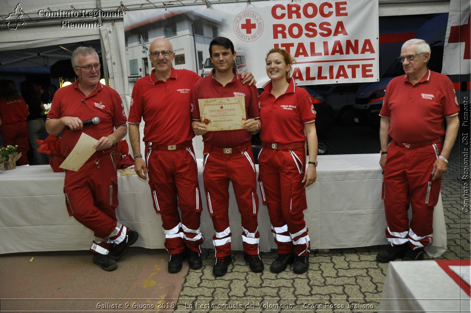 Galliate 9 Giugno 2018 - La Festa annuale del Volontario - Croce Rossa Italiana- Comitato Regionale del Piemonte