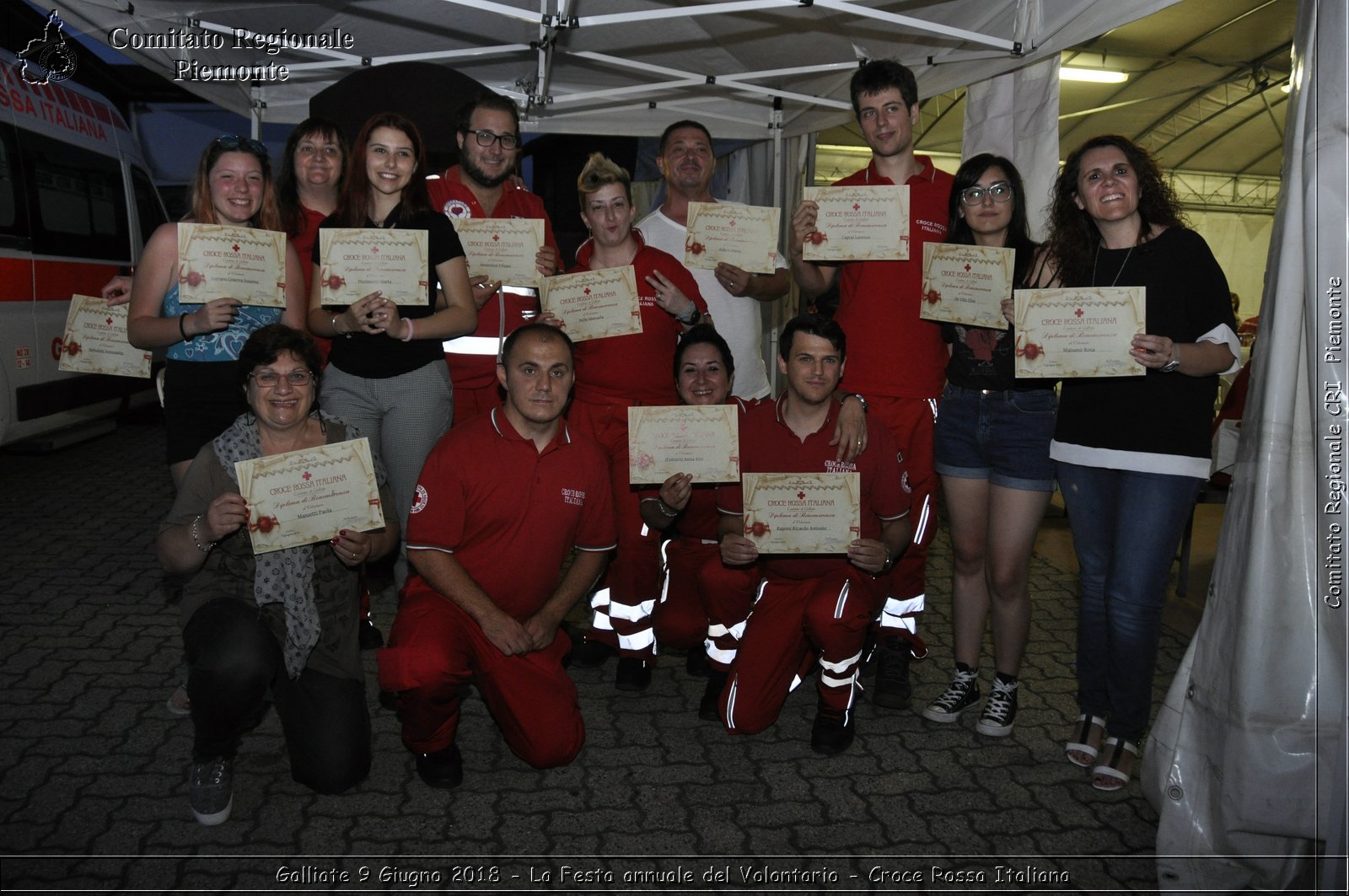 Galliate 9 Giugno 2018 - La Festa annuale del Volontario - Croce Rossa Italiana- Comitato Regionale del Piemonte