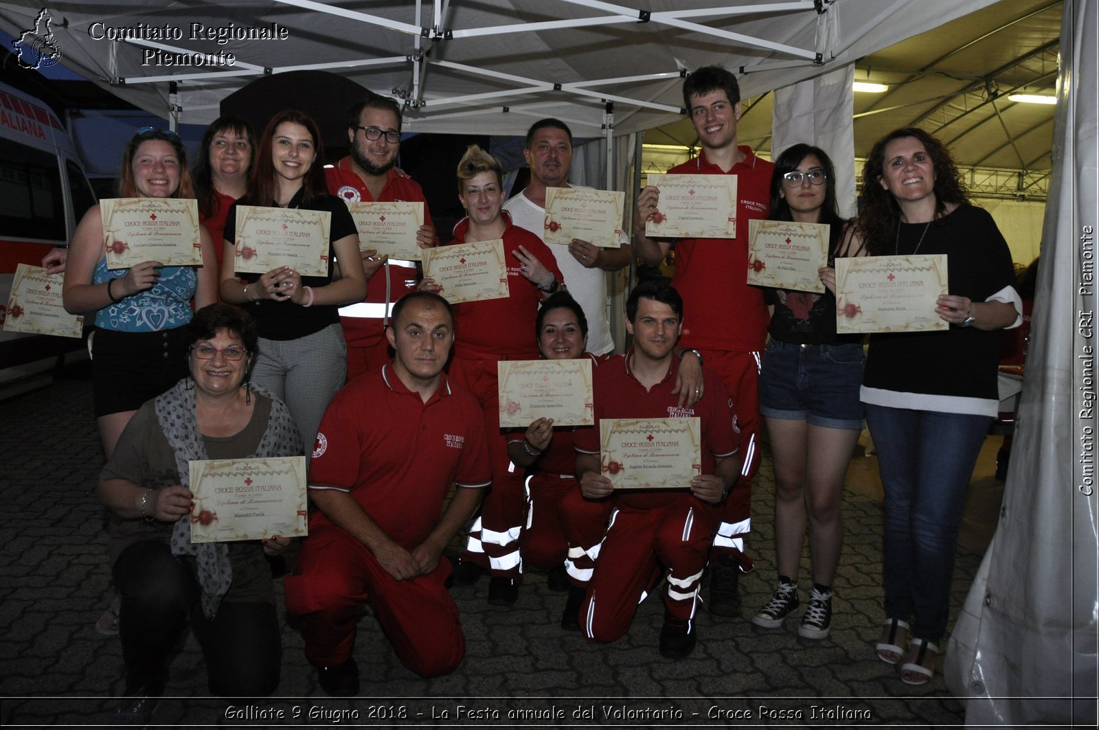 Galliate 9 Giugno 2018 - La Festa annuale del Volontario - Croce Rossa Italiana- Comitato Regionale del Piemonte